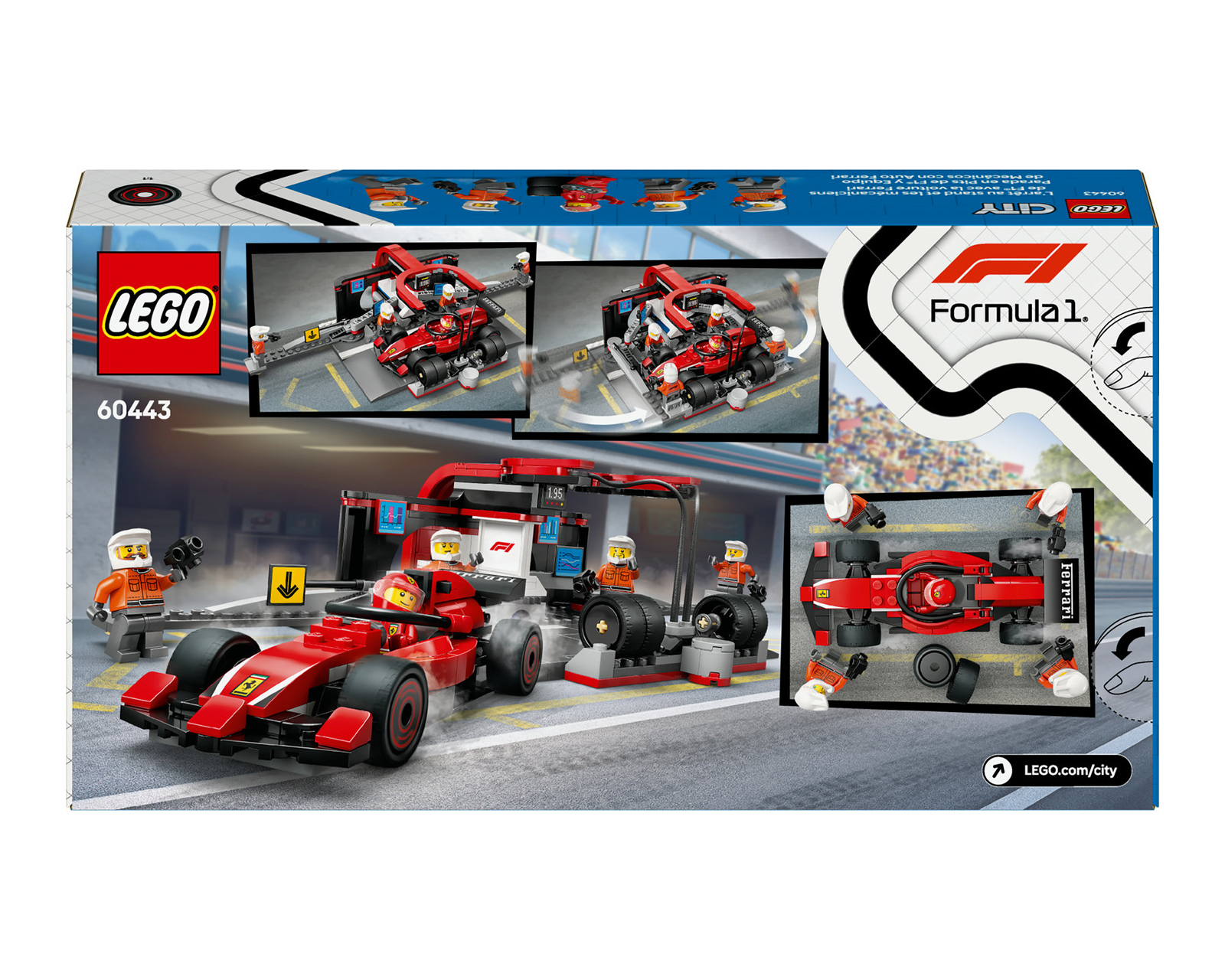 Foto 9 | Foto 9 | LEGO Parada en Boxes de F1 y Equipo de Mecánicos con Coche Ferrari