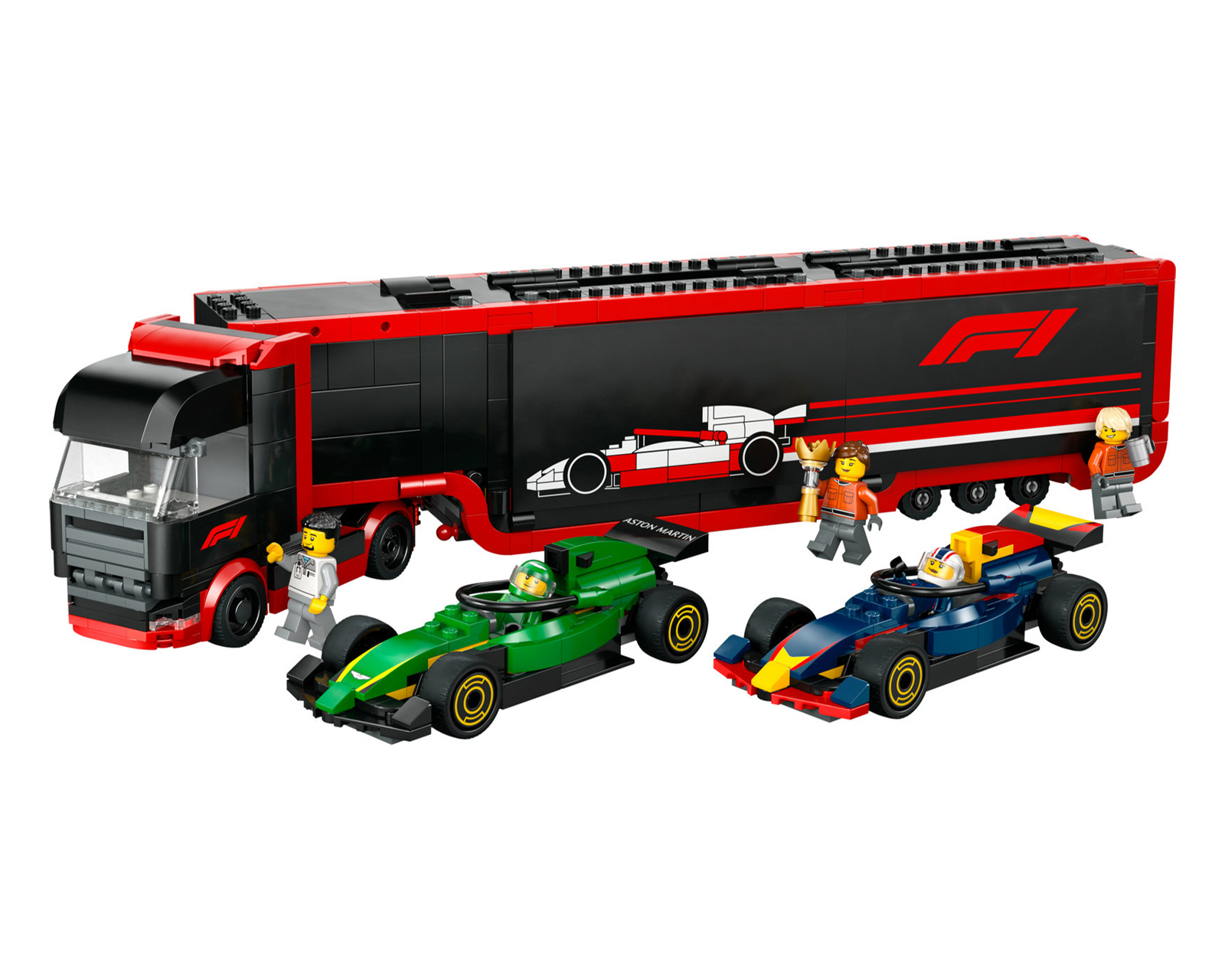 Foto 4 pulgar | Foto 3 | LEGO City: Camión de F1 con Coches de F1 RB20 y AMR24