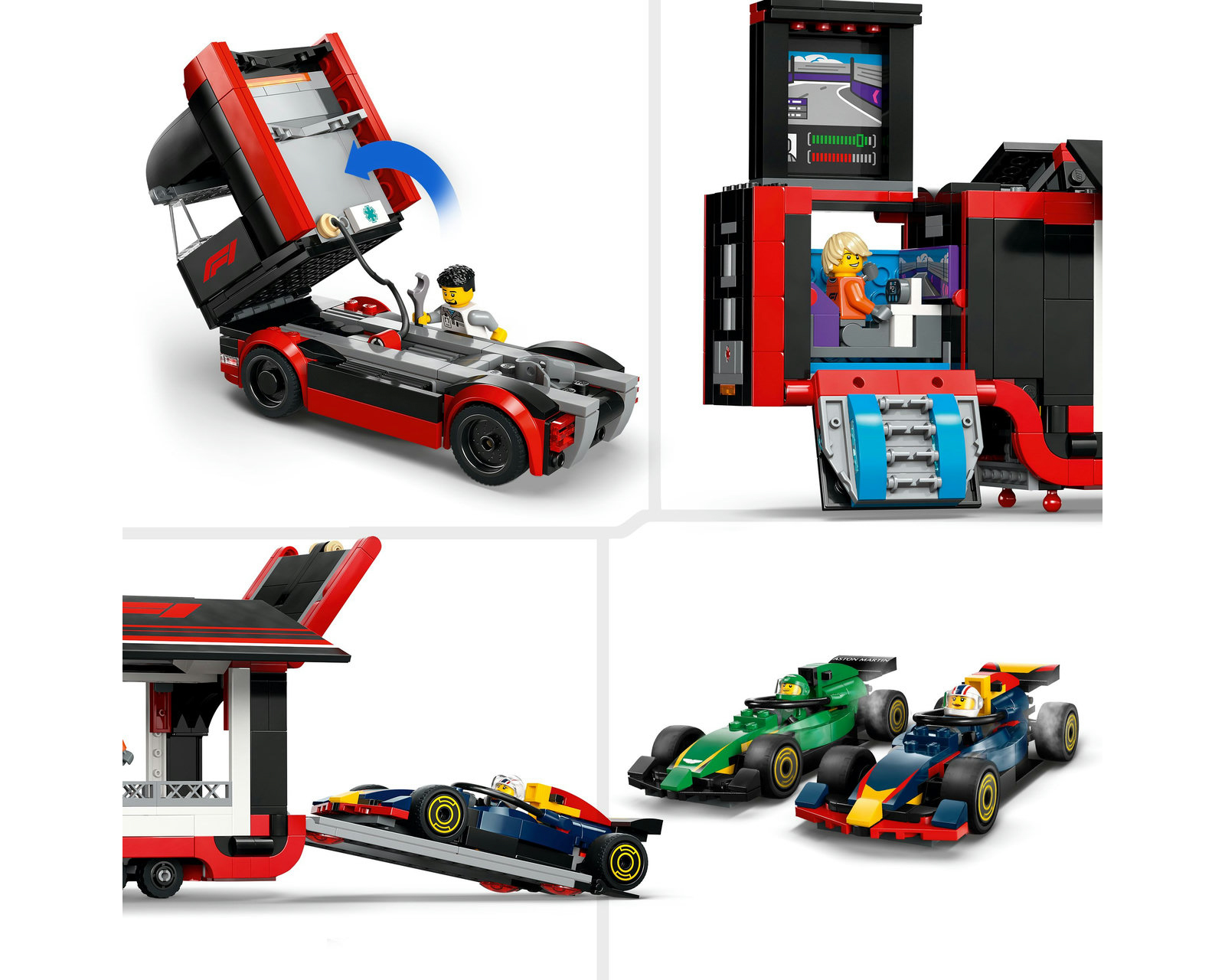 Foto 8 | Foto 8 | LEGO City: Camión de F1 con Coches de F1 RB20 y AMR24