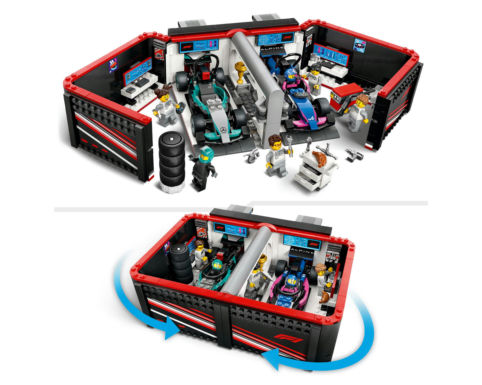 Foto 7 | Foto 7 | LEGO City: Garaje de F1 con Coches Mercedes-AMG y Alpine