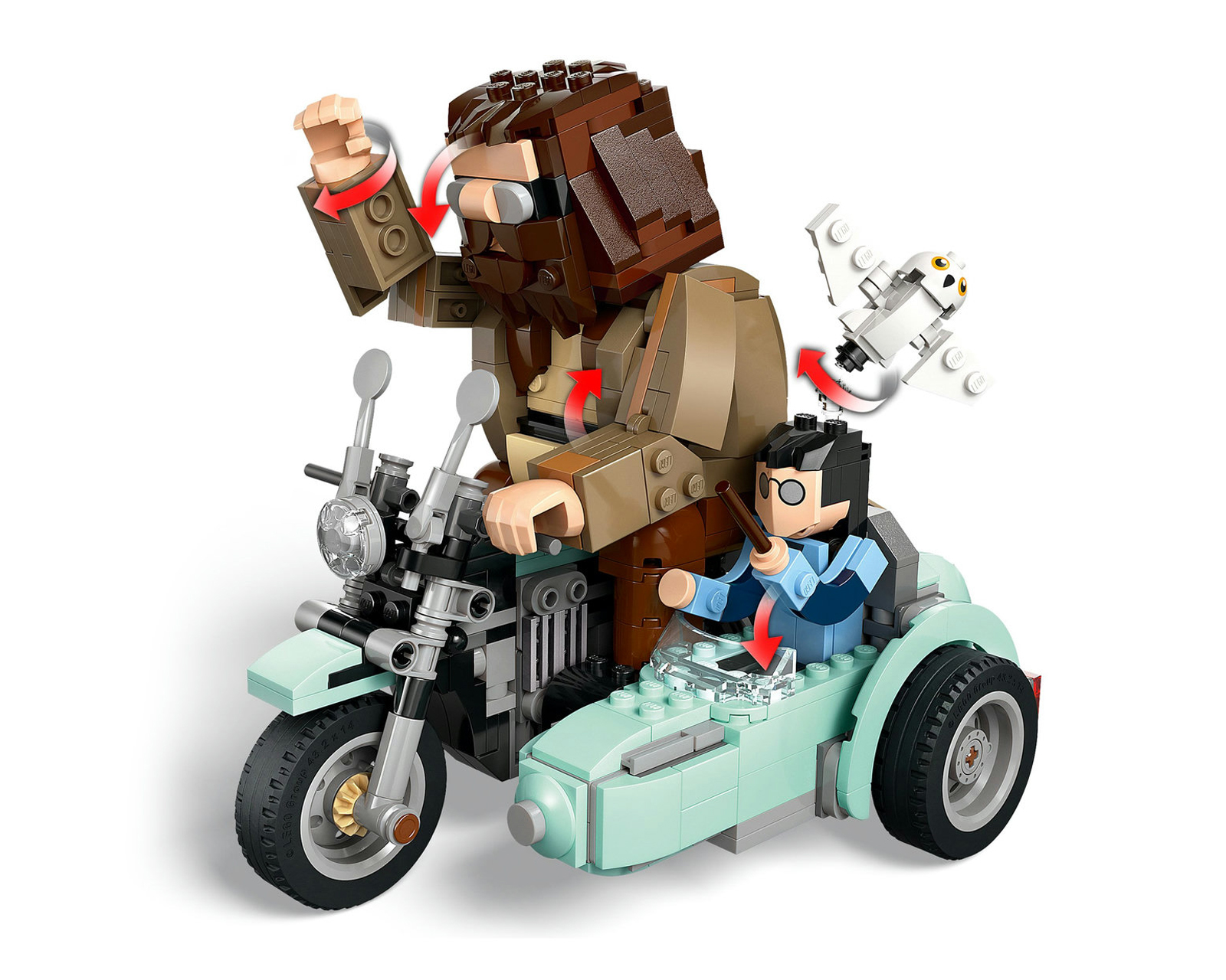 Foto 8 | Foto 7 | LEGO Harry Potter: Viaje en Moto de Hagrid y Harry