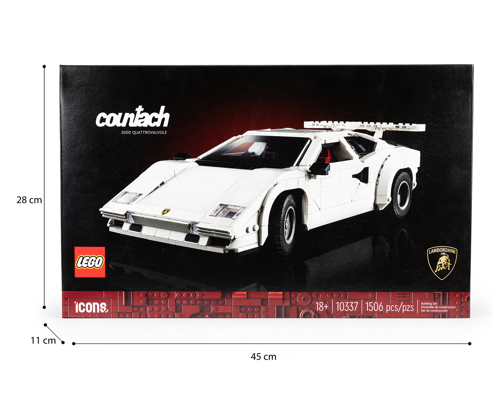 Foto 11 pulgar | Foto 10 | LEGO Icons: Lamborghini Countach 5000 Quattrovalvole