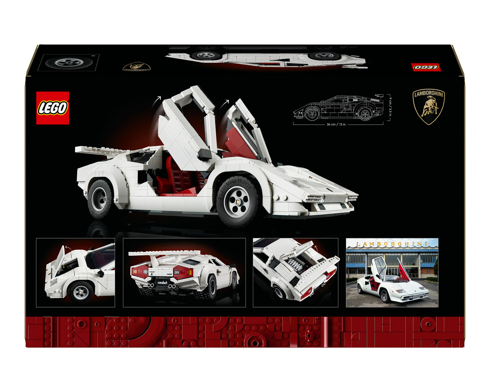 Foto 10 pulgar | Foto 9 | LEGO Icons: Lamborghini Countach 5000 Quattrovalvole