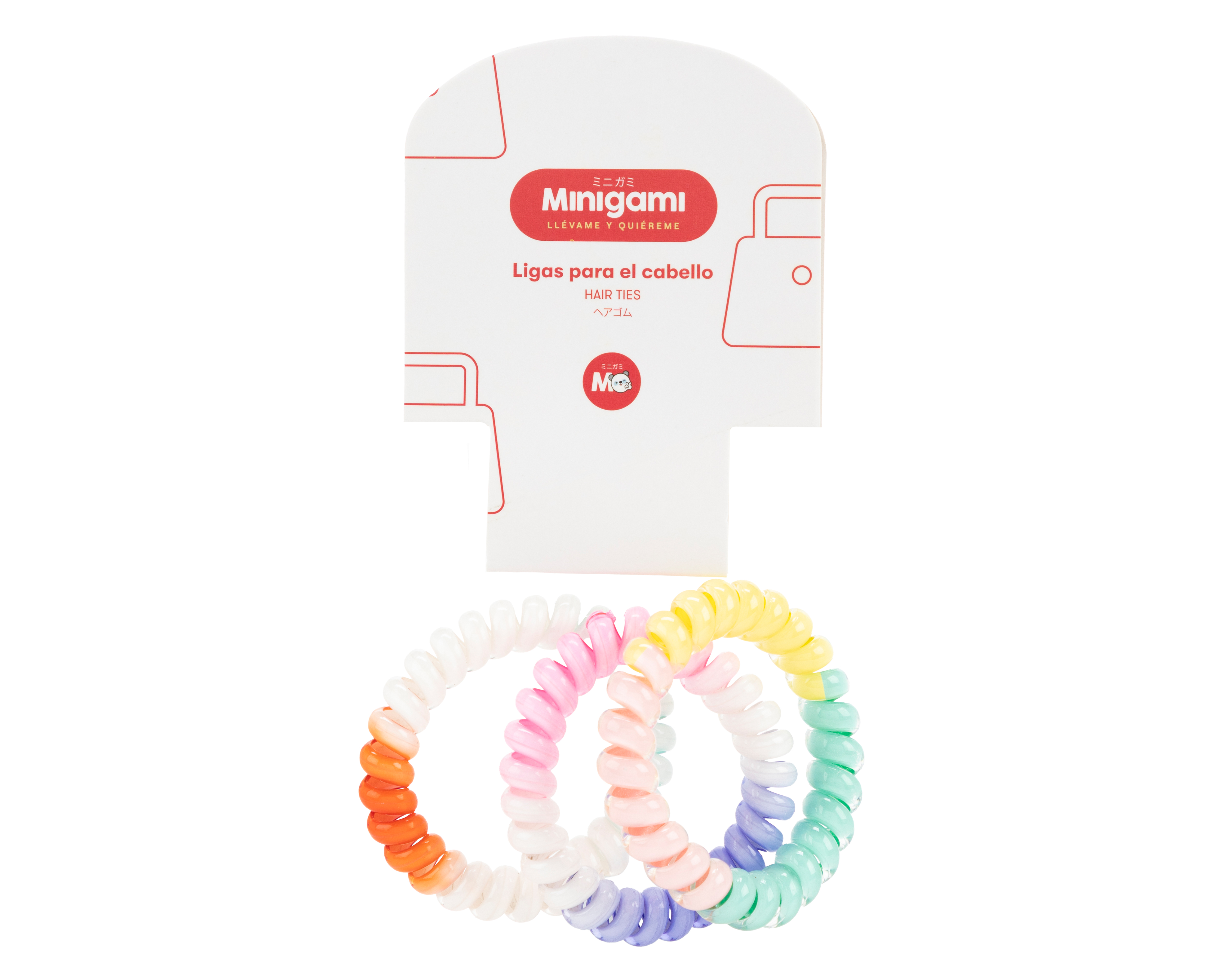 Foto 2 pulgar | Foto 1 | Ligas para Cabello Minigami 3 Piezas