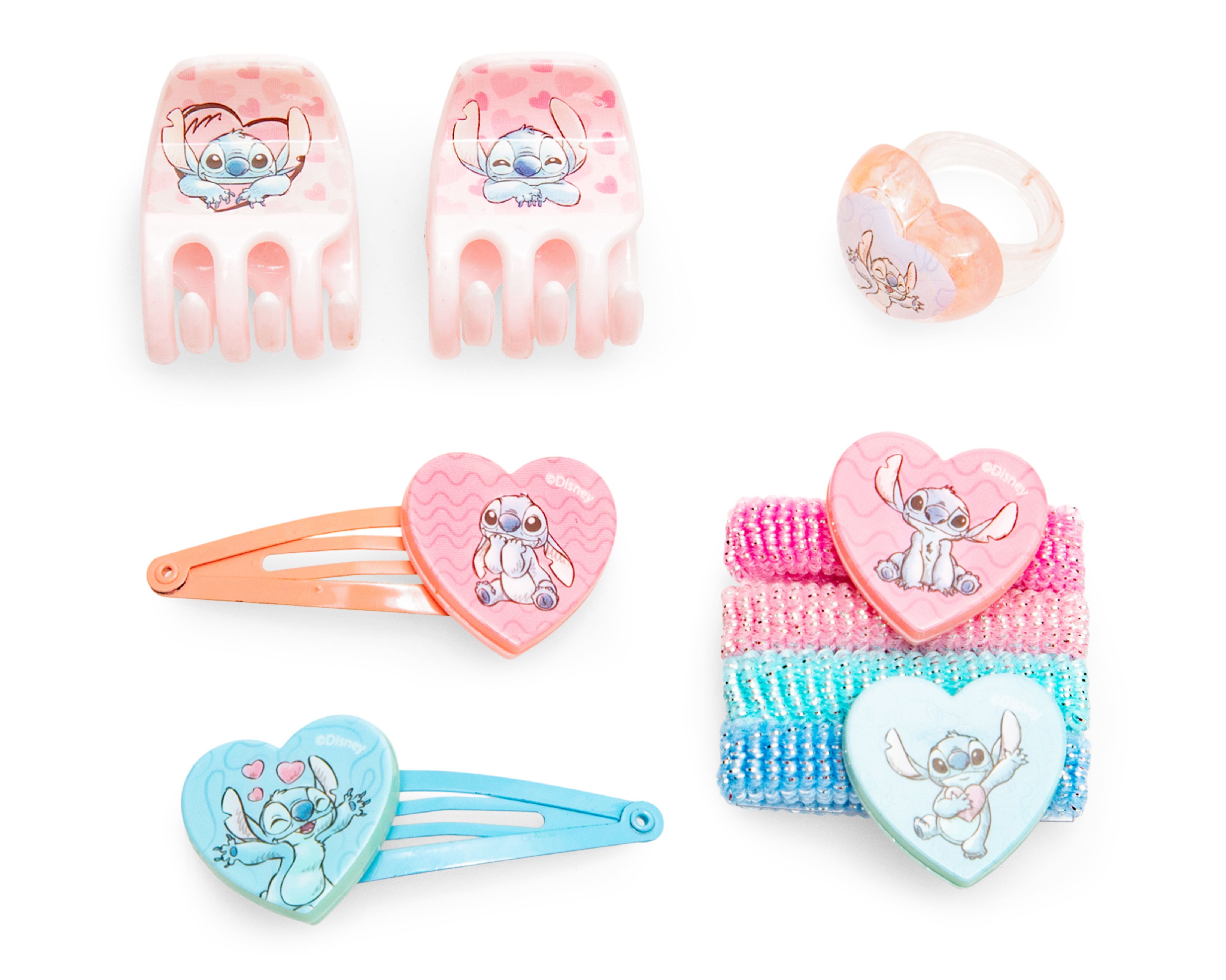 Foto 4 pulgar | Foto 3 | Accesorios para Cabello Disney Stitch 11 Piezas