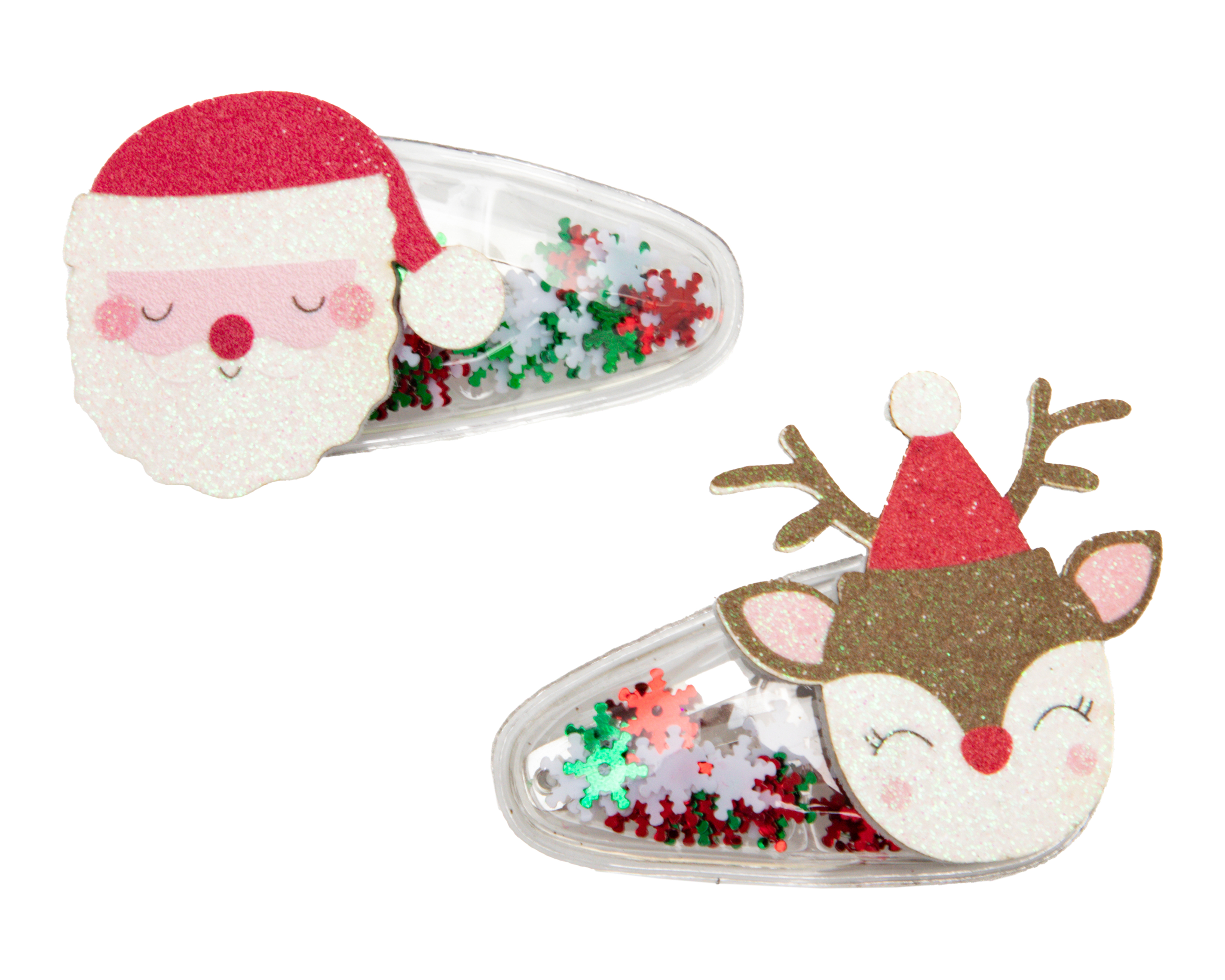 Foto 2 | Foto 2 | Broche para el Cabello Navideño Minigami 2 Piezas