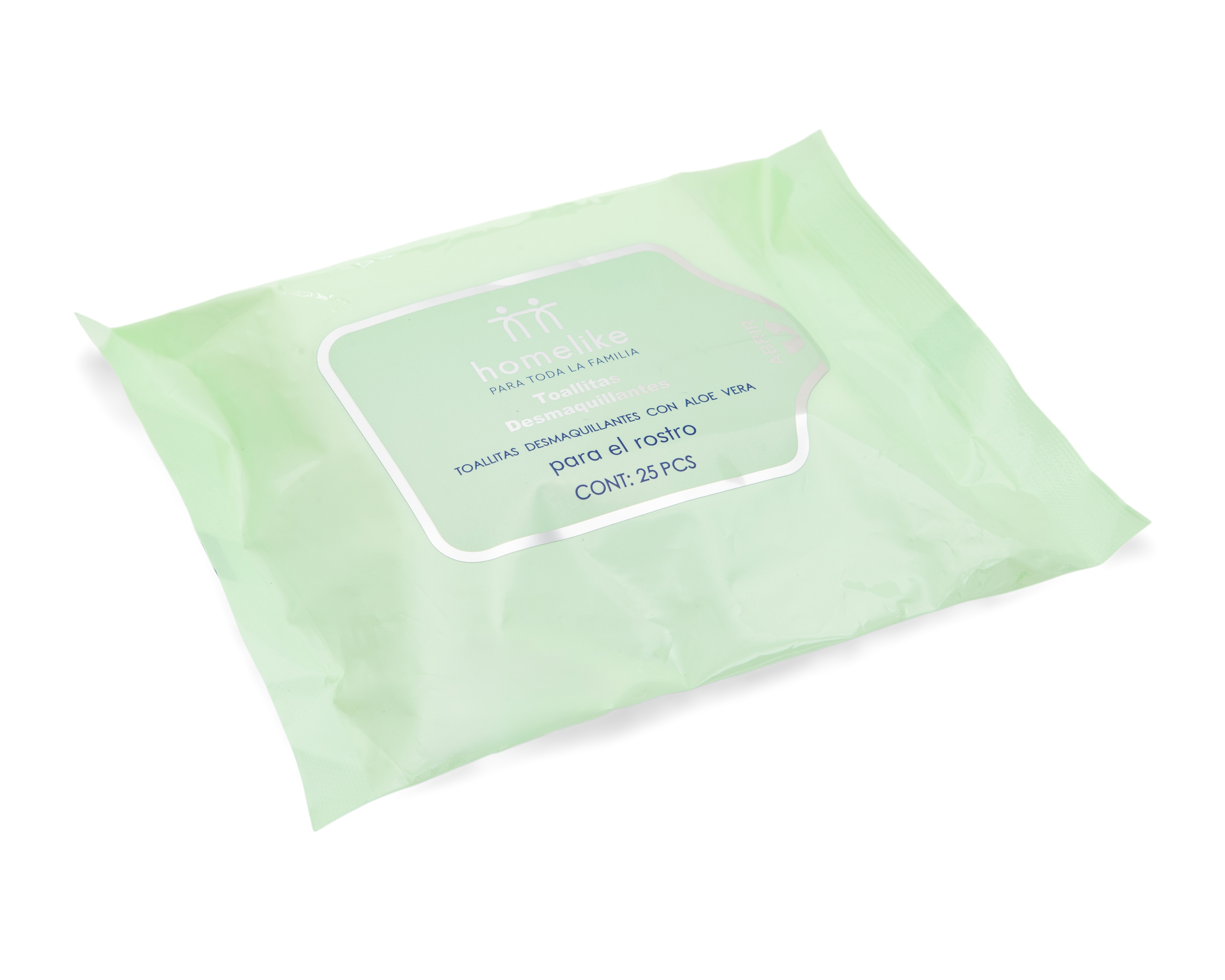 Toallitas Desmaquillantes con Aloe Vera Homelike 25 Piezas