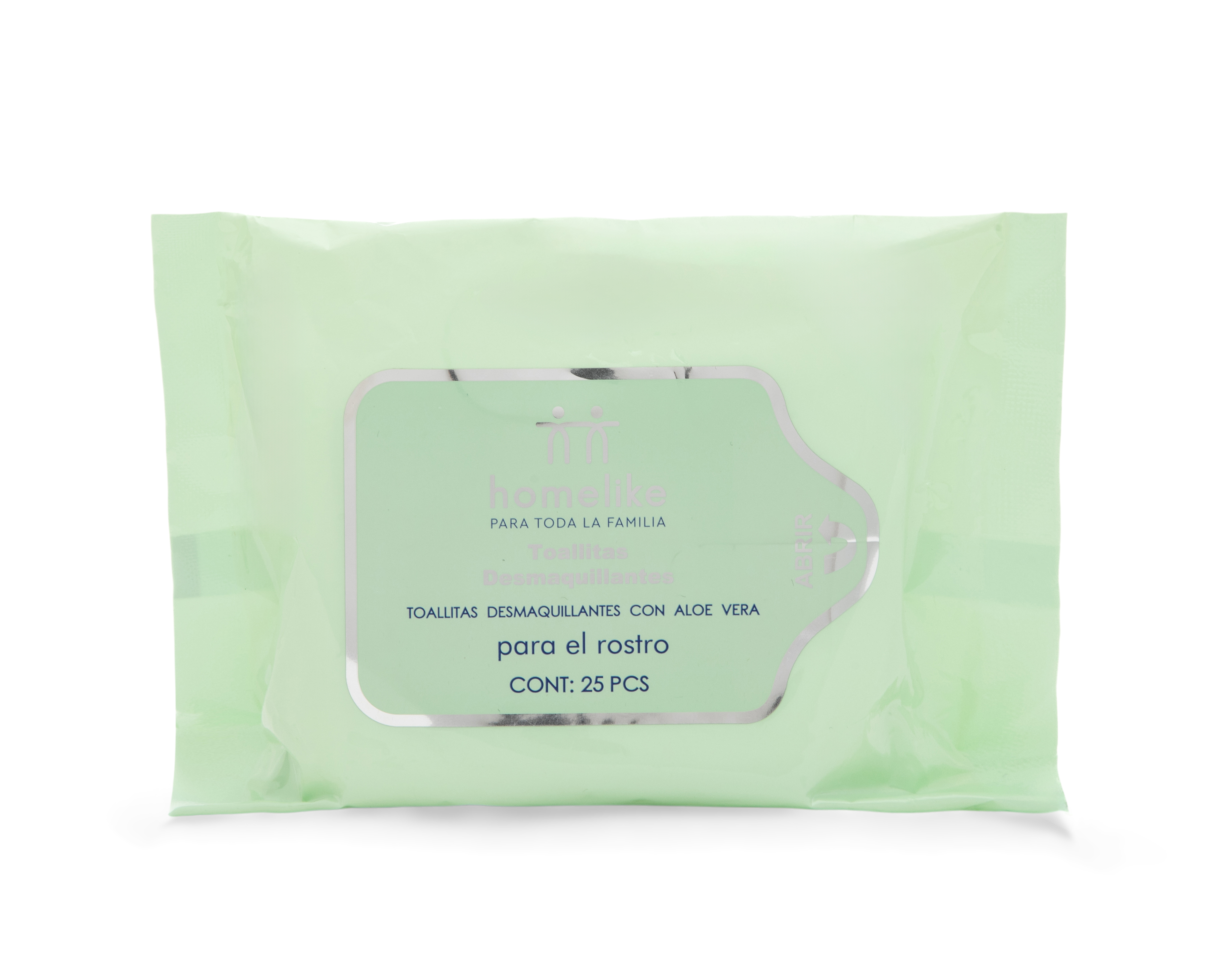 Foto 2 | Foto 2 | Toallitas Desmaquillantes con Aloe Vera Homelike 25 Piezas