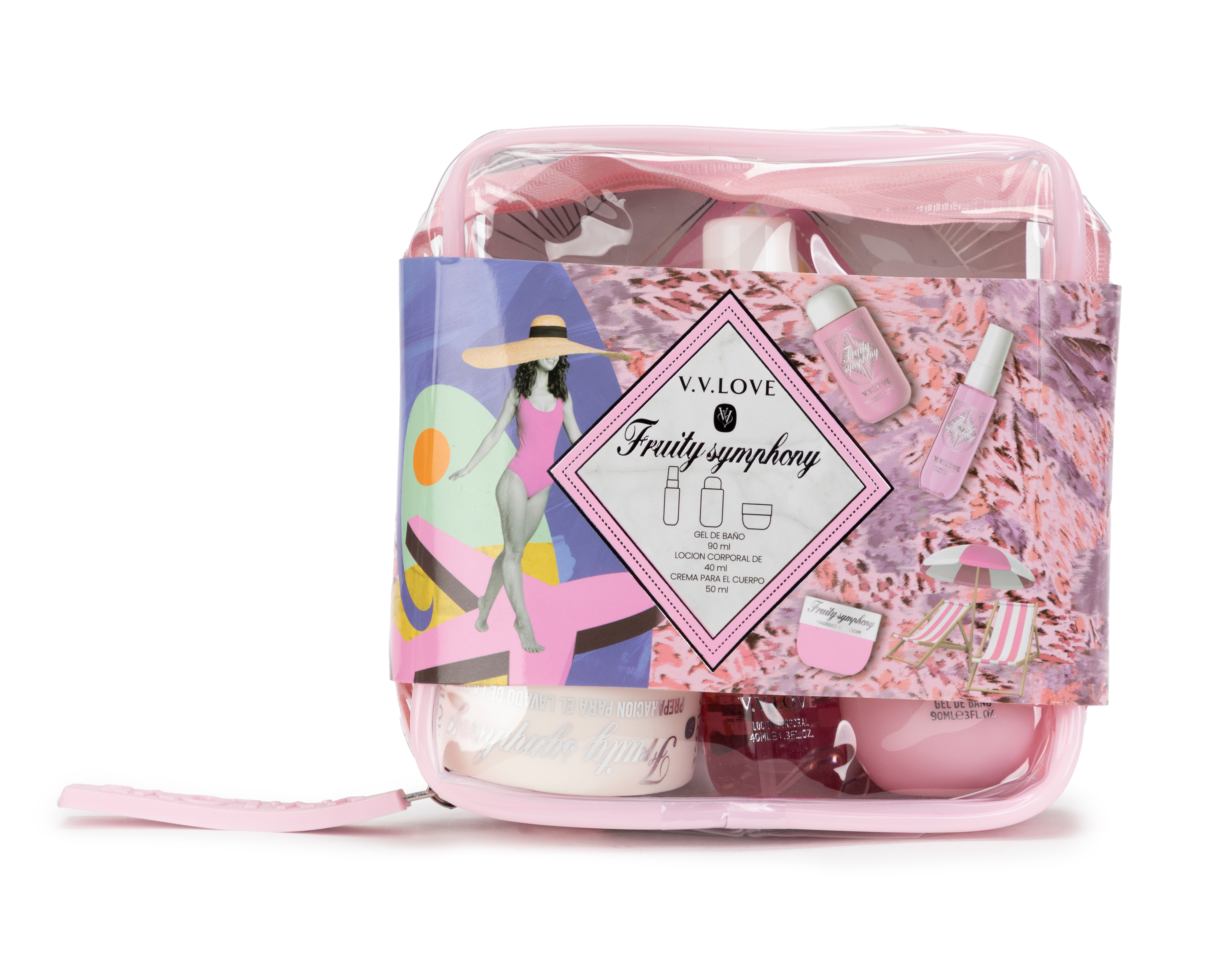 Foto 1 | Foto 1 | Set de Body Mist, Gel de Baño y Crema Corporal V.V. Love 3 Piezas