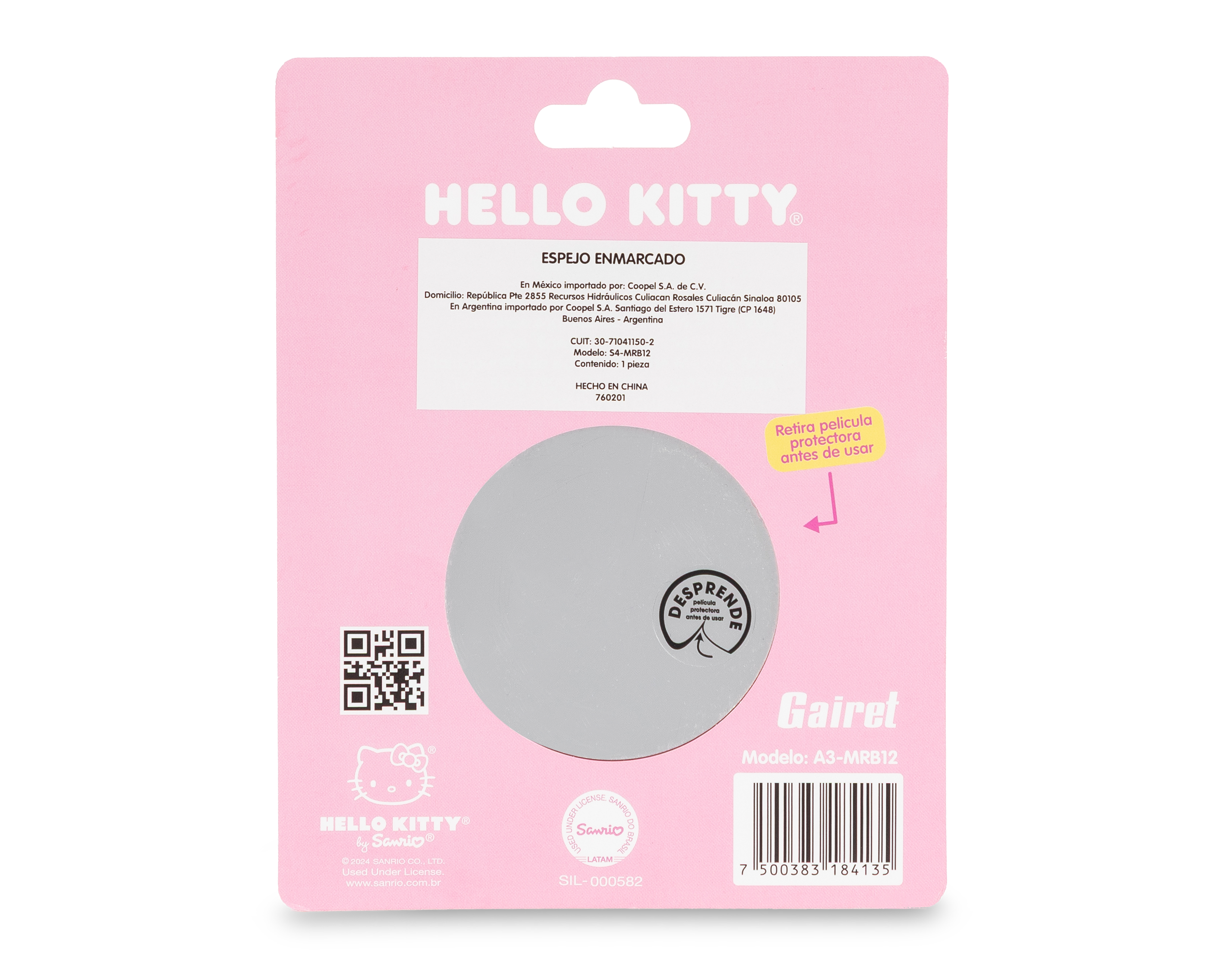 Foto 2 | Foto 2 | Espejo de Bolsillo Hello Kitty Sanrio