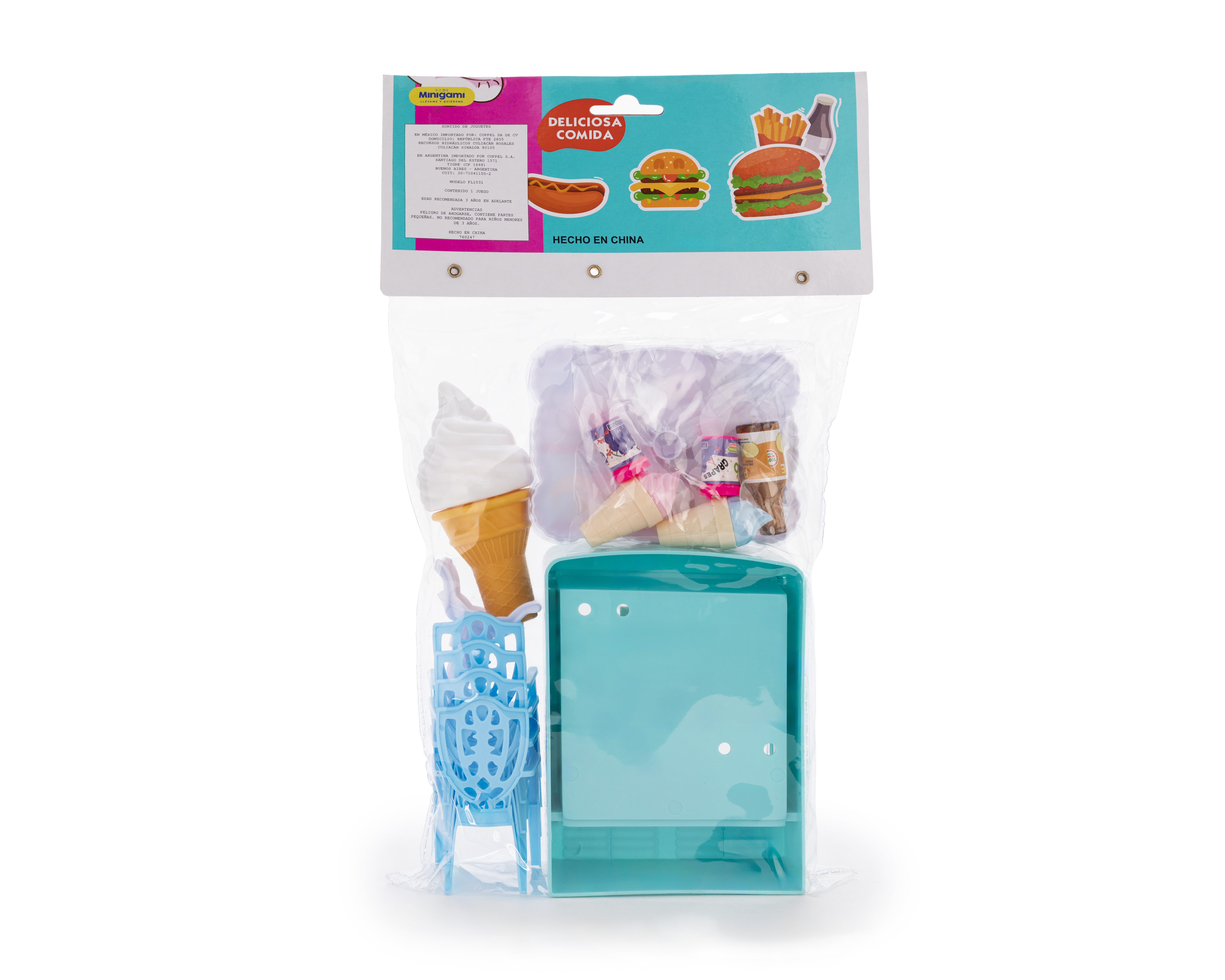 Foto 3 pulgar | Foto 2 | Juego de Comida Minigami 33 Piezas
