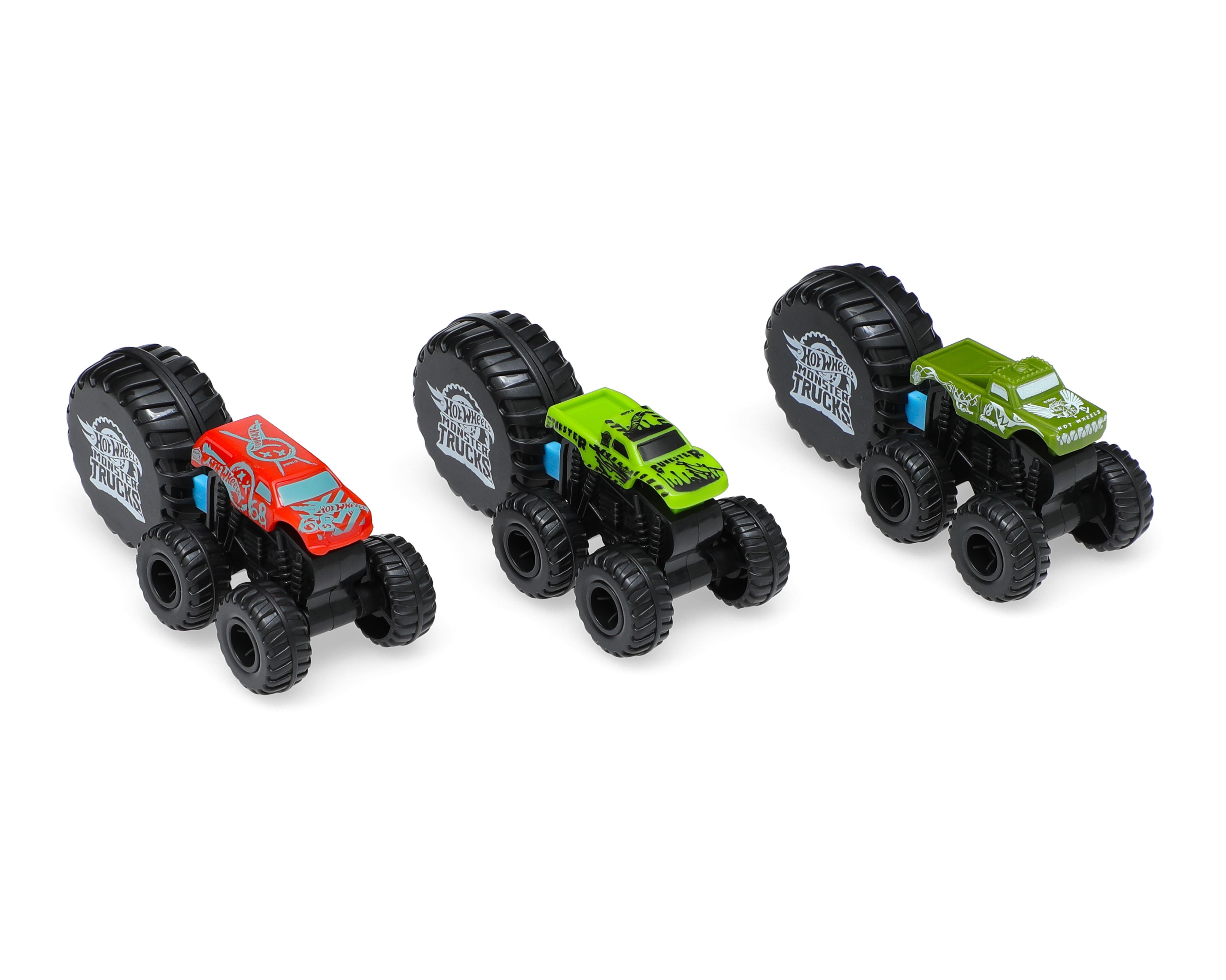 Carros con Lanzadores Hot Wheels 6 Piezas