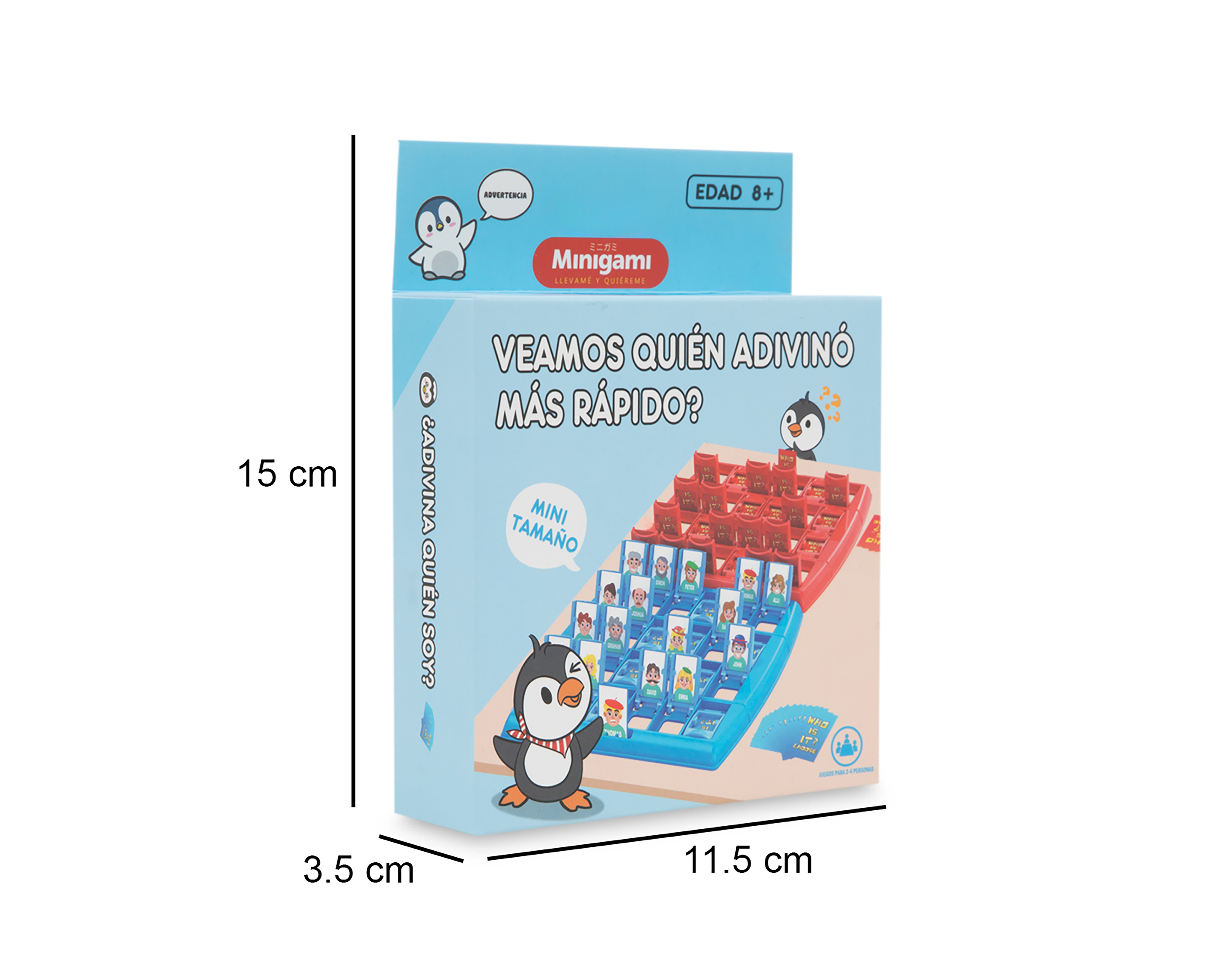 Foto 5 pulgar | Foto 4 | Juego de Mesa Veamos Quién Adivinó Más Rápido Minigami