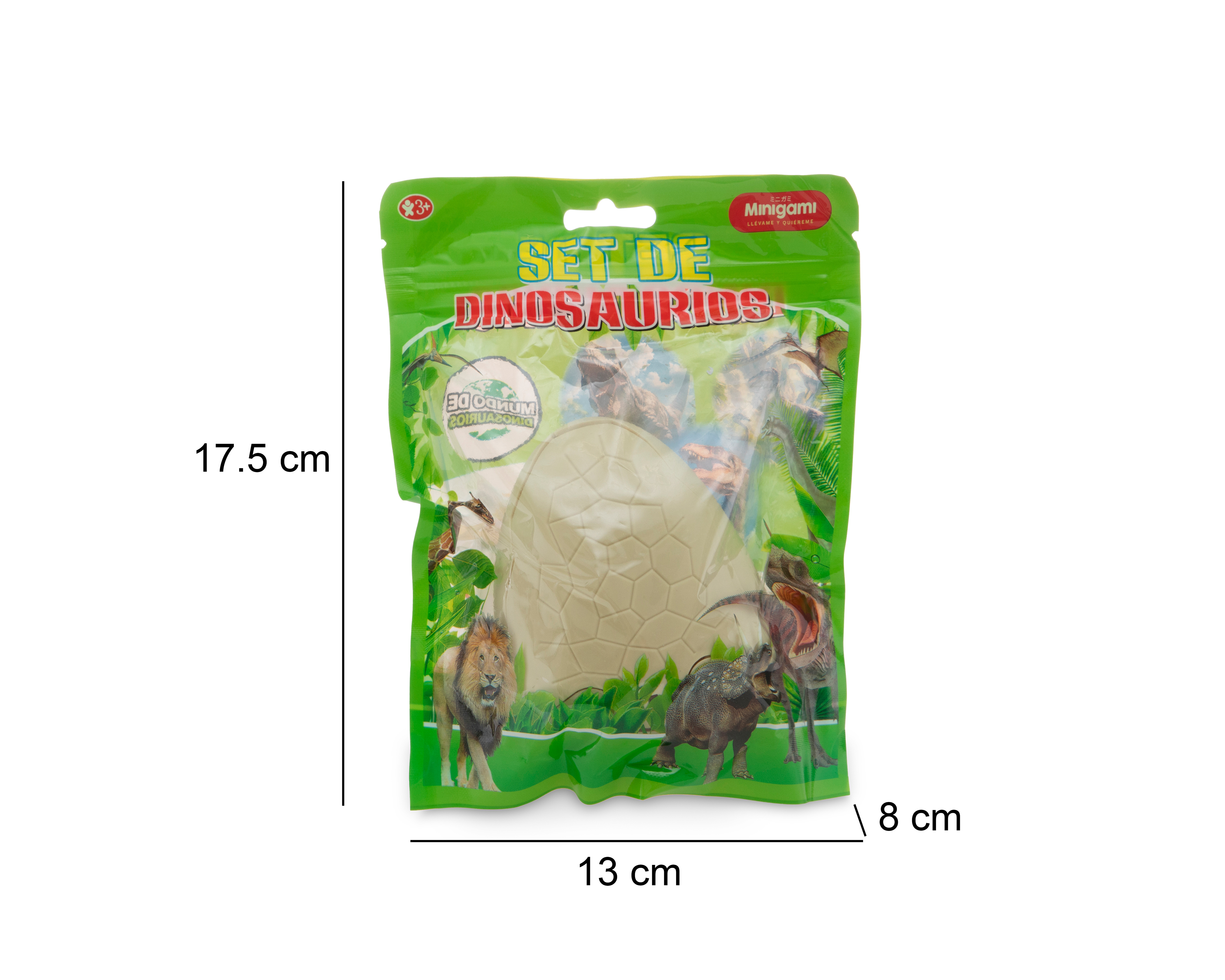 Foto 5 pulgar | Foto 4 | Set de Dinosaurio para Pintar Minigami al Azar