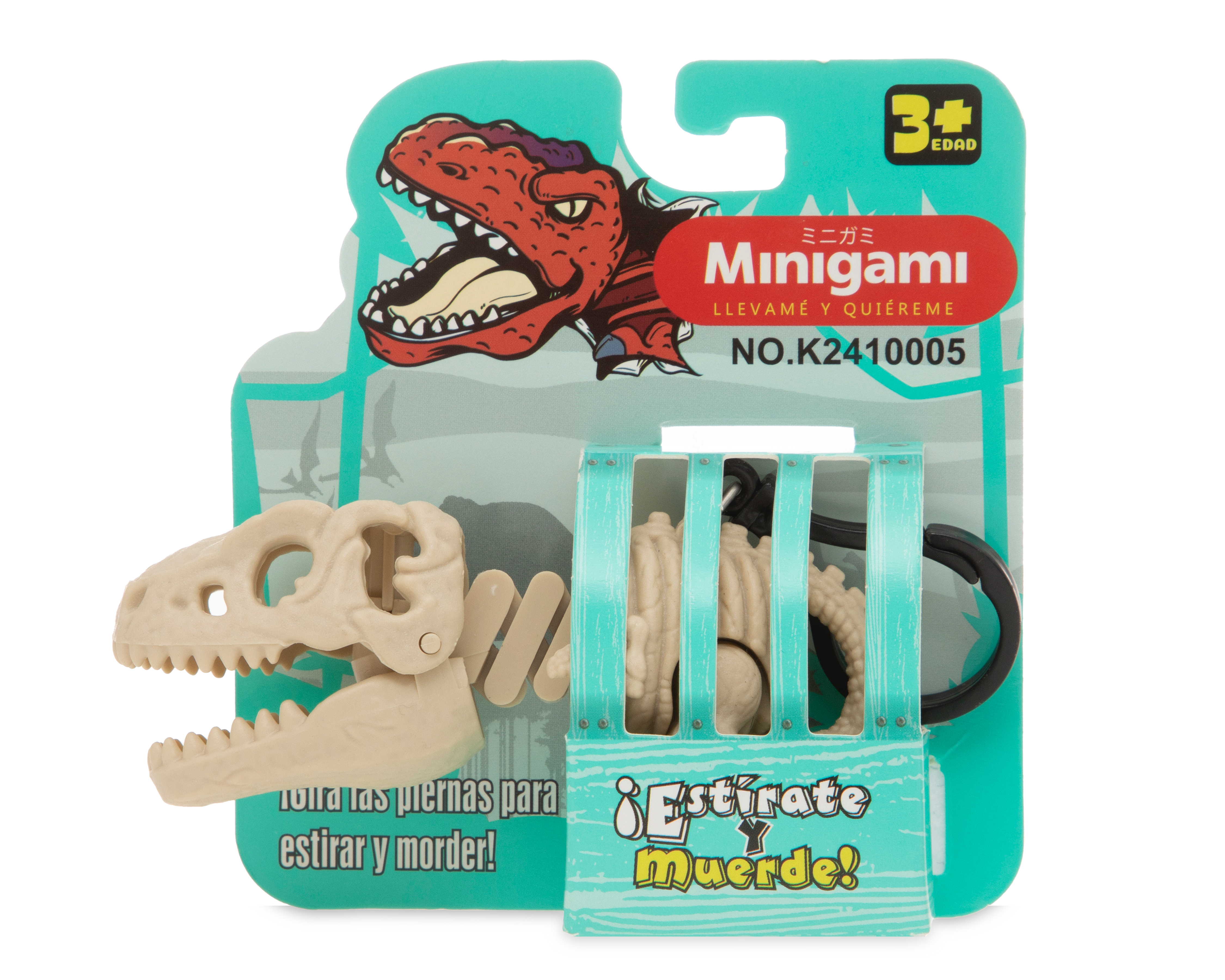 Foto 1 | Foto 1 | Llavero de Dinosaurio Minigami Estírate y Muerde
