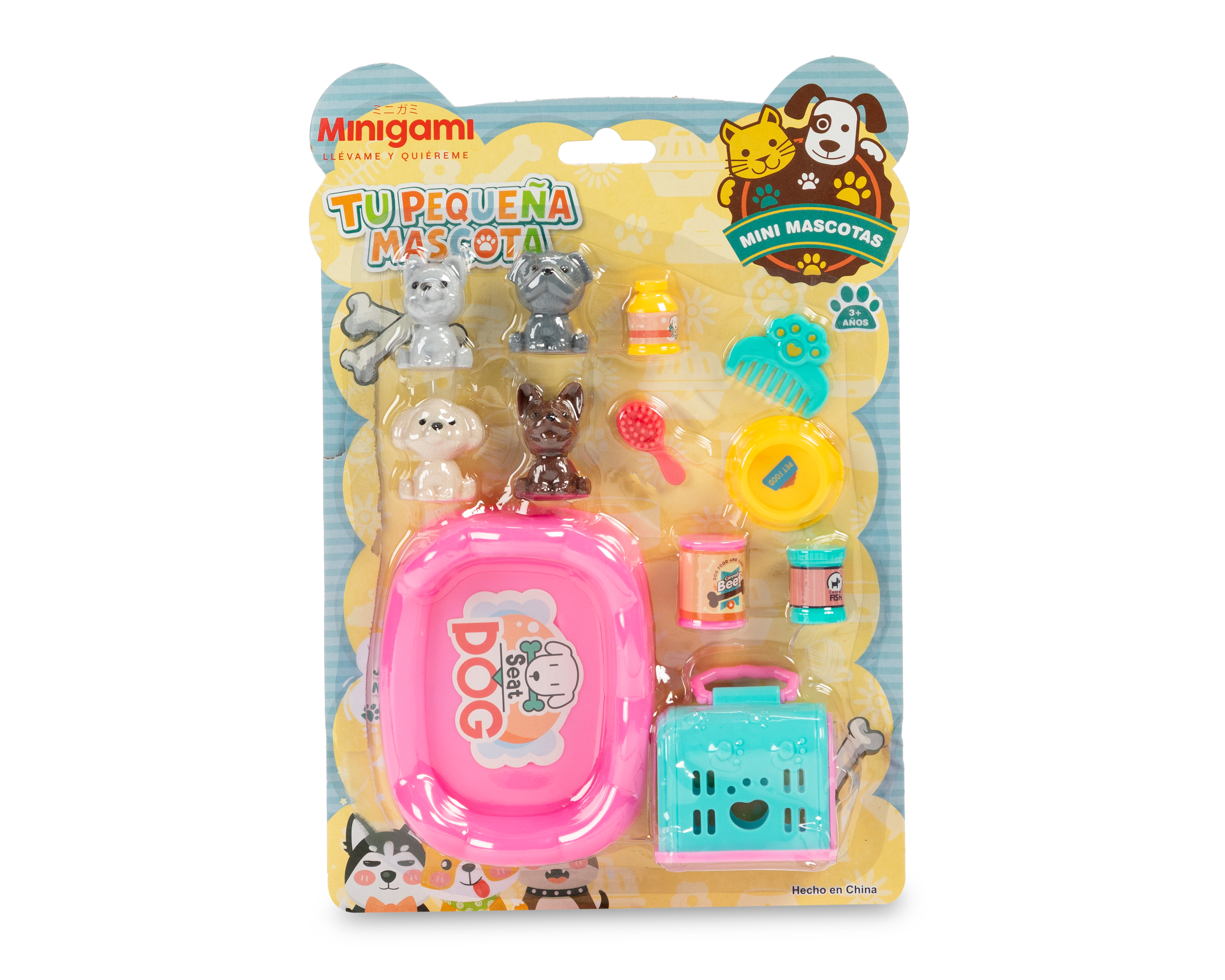 Set de Juego Minigami Tu Pequeña Mascota 12 Piezas