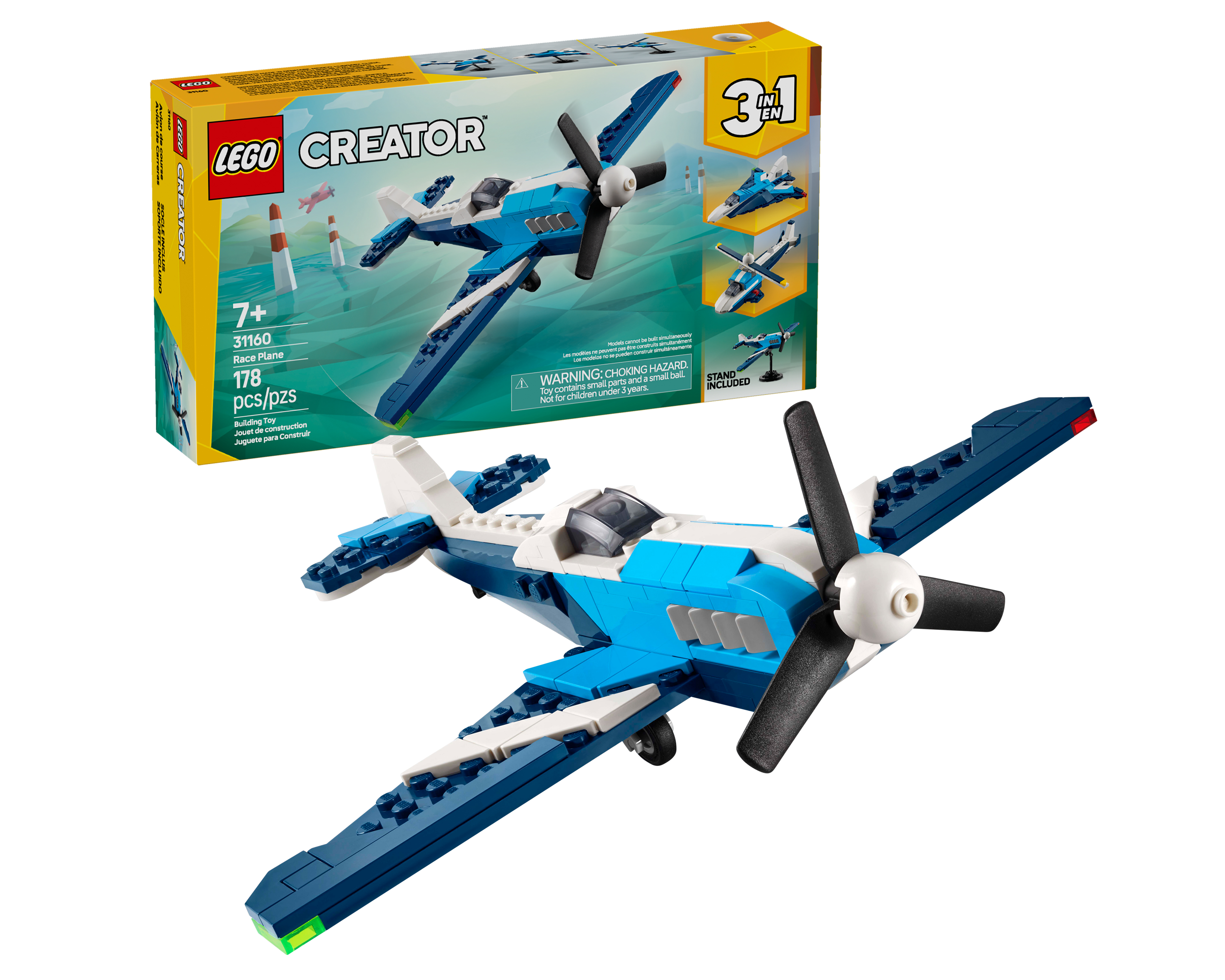 LEGO Creator Aeronave: Avión de Carreras
