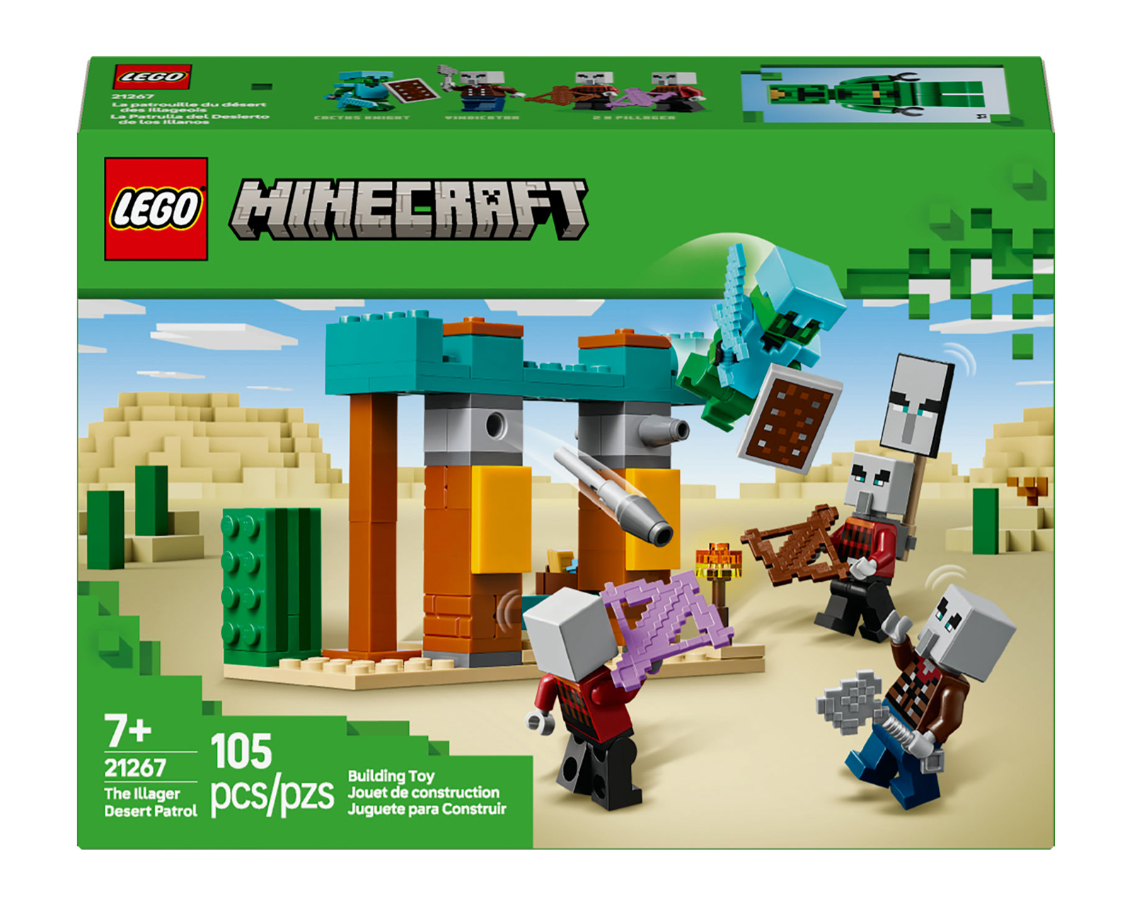 Foto 3 pulgar | Foto 2 | LEGO Minecraft: La Patrulla del Desierto de los Maldeanos