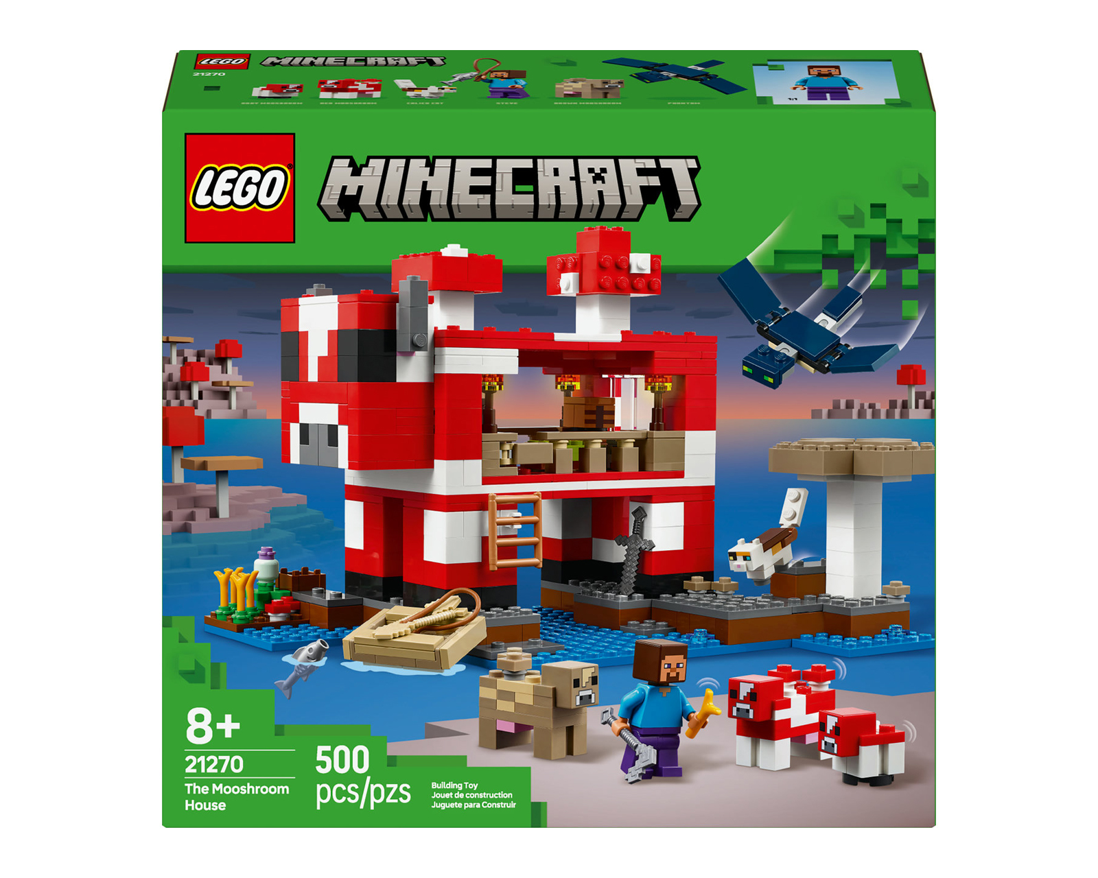 Foto 3 pulgar | Foto 2 | LEGO Minecraft: La Casa Champiñón