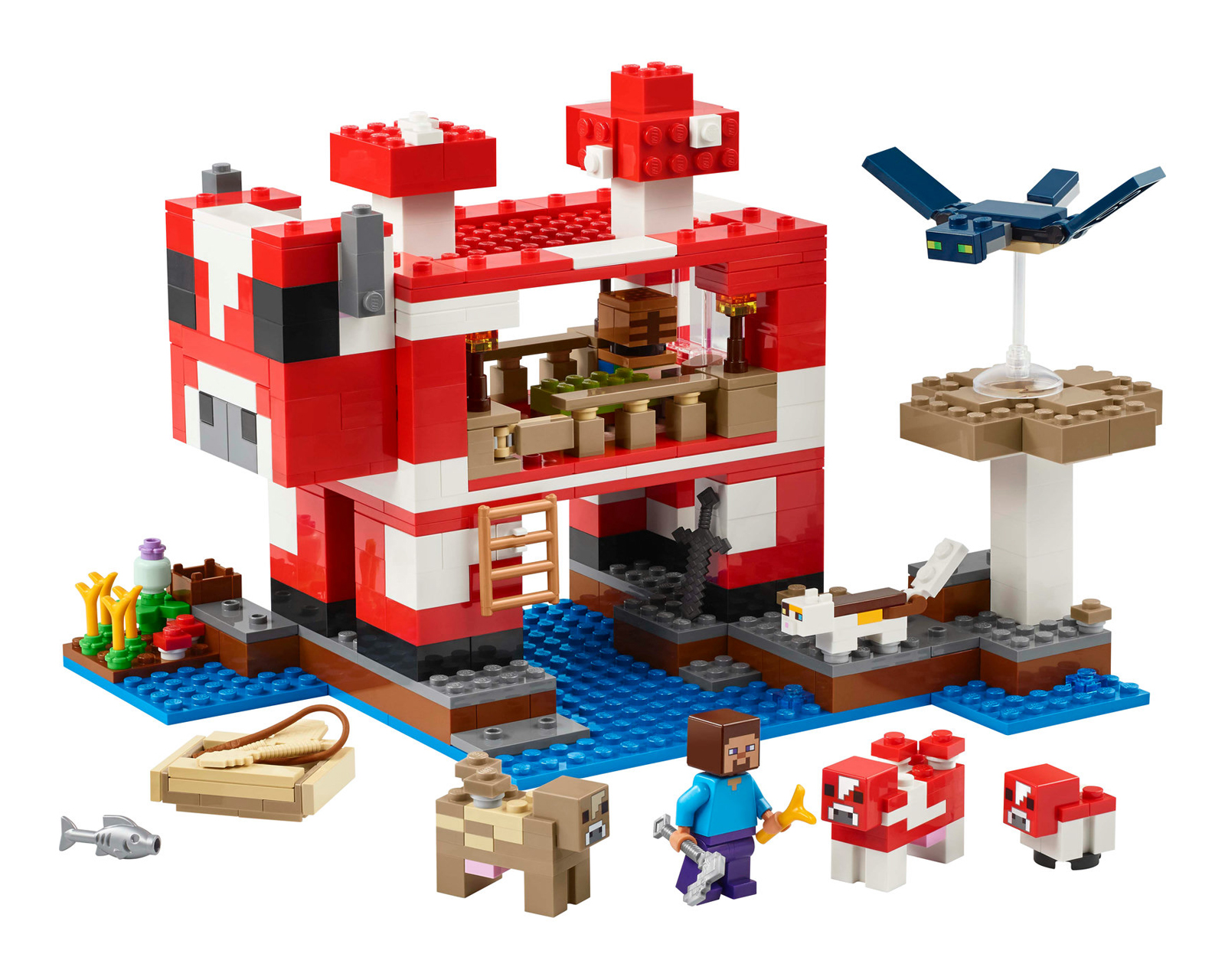 Foto 4 pulgar | Foto 3 | LEGO Minecraft: La Casa Champiñón