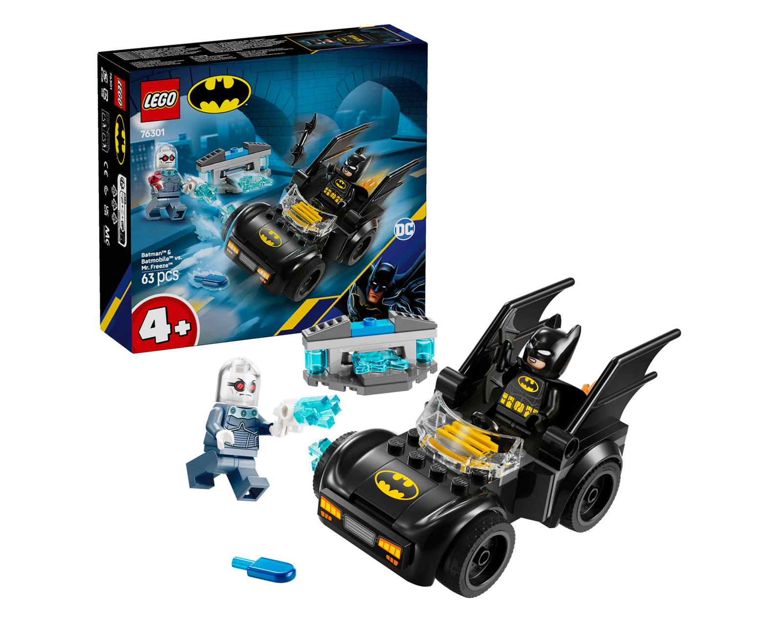 LEGO DC: Batman y Batmóvil vs. Mr. Freeze