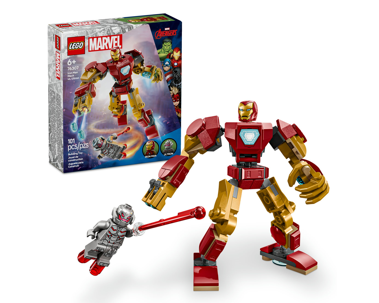 Foto 1 | Foto 1 | LEGO Marvel: Armadura Robótica de Iron Man vs. Ultrón
