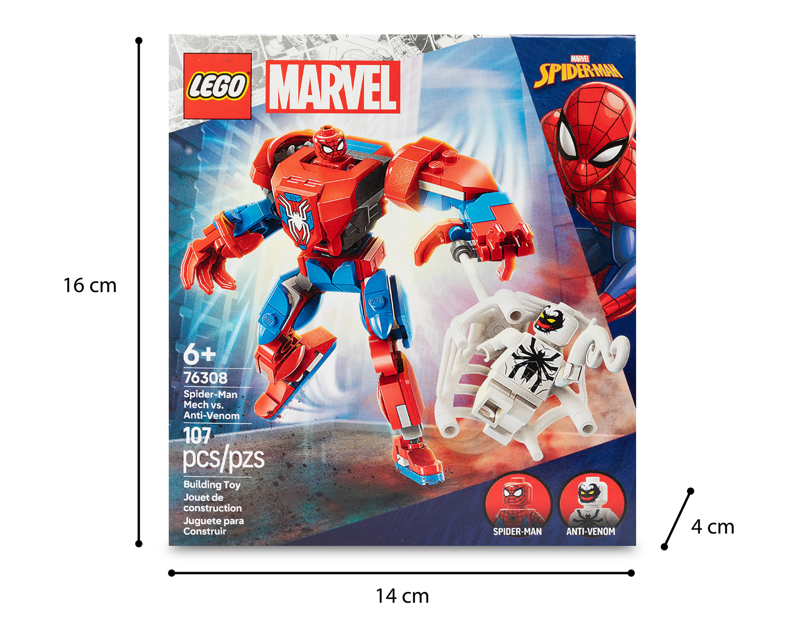 Foto 11 pulgar | Foto 10 | LEGO Marvel: Armadura Robótica de Spider-Man vs. el Anti-Venom