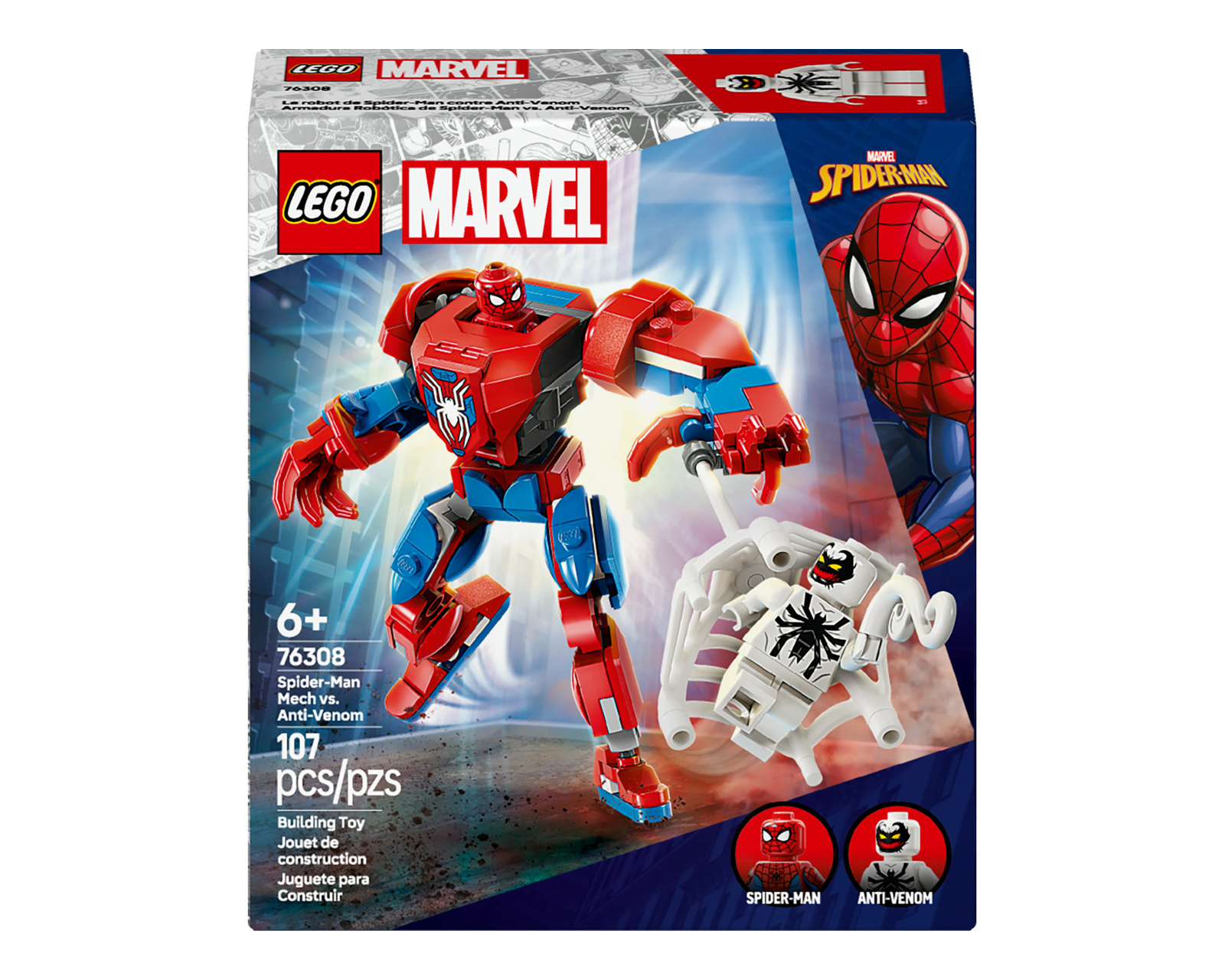 Foto 3 pulgar | Foto 2 | LEGO Marvel: Armadura Robótica de Spider-Man vs. el Anti-Venom
