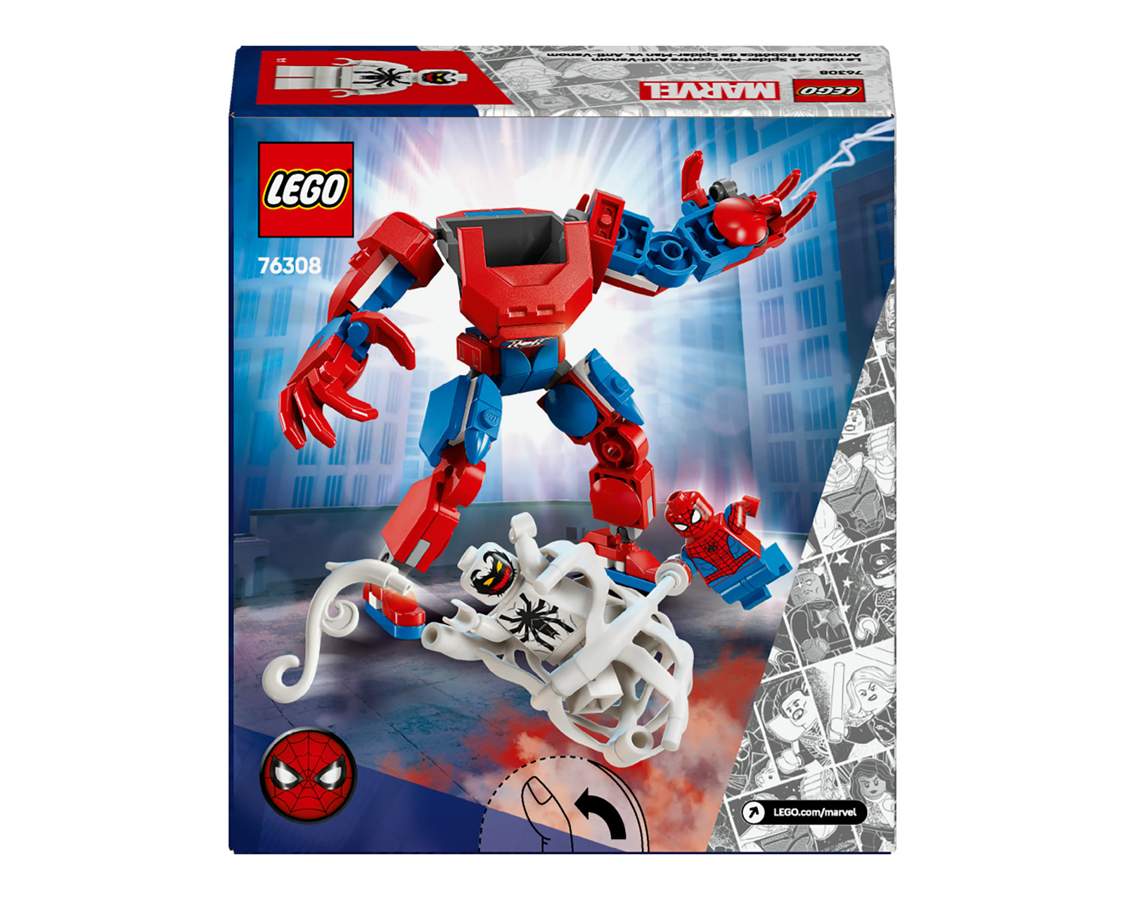 Foto 10 pulgar | Foto 9 | LEGO Marvel: Armadura Robótica de Spider-Man vs. el Anti-Venom