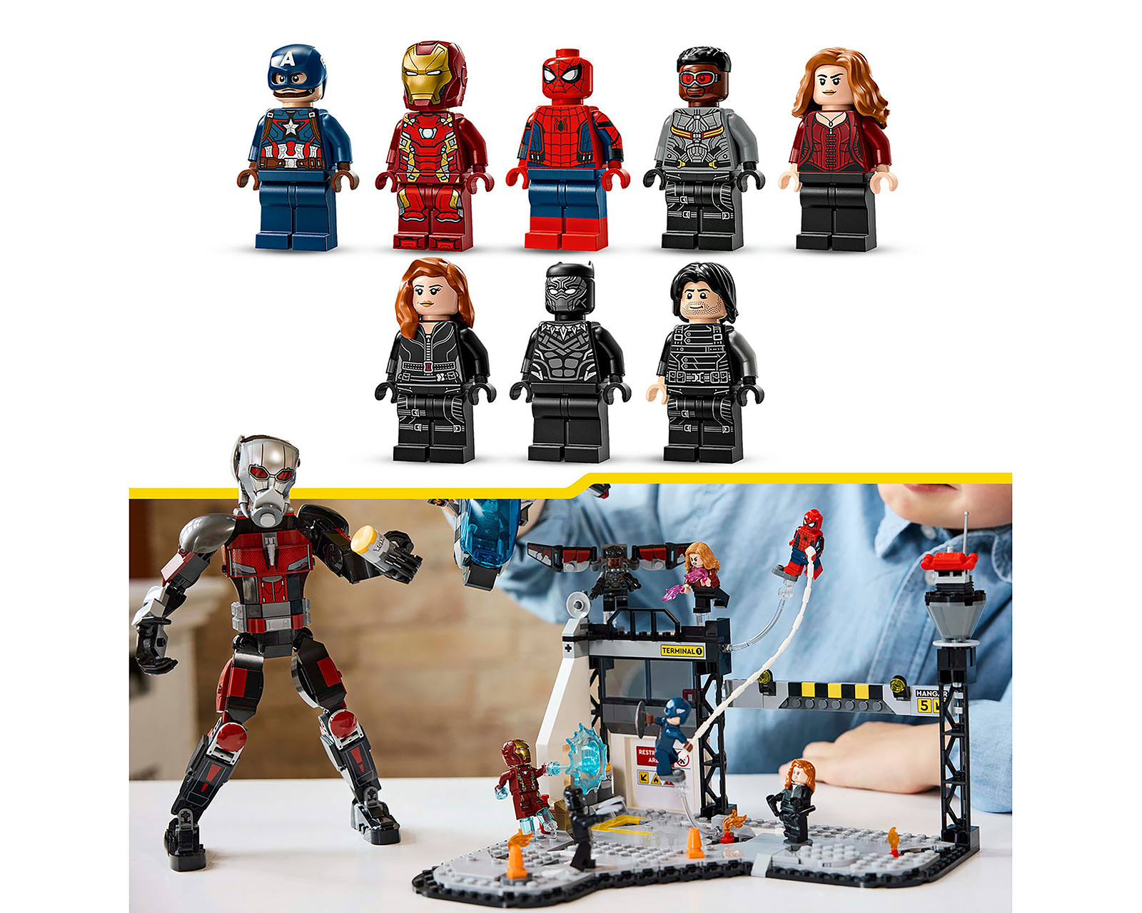 Foto 9 pulgar | Foto 8 | LEGO Gran Batalla de Capitán América: Civil War