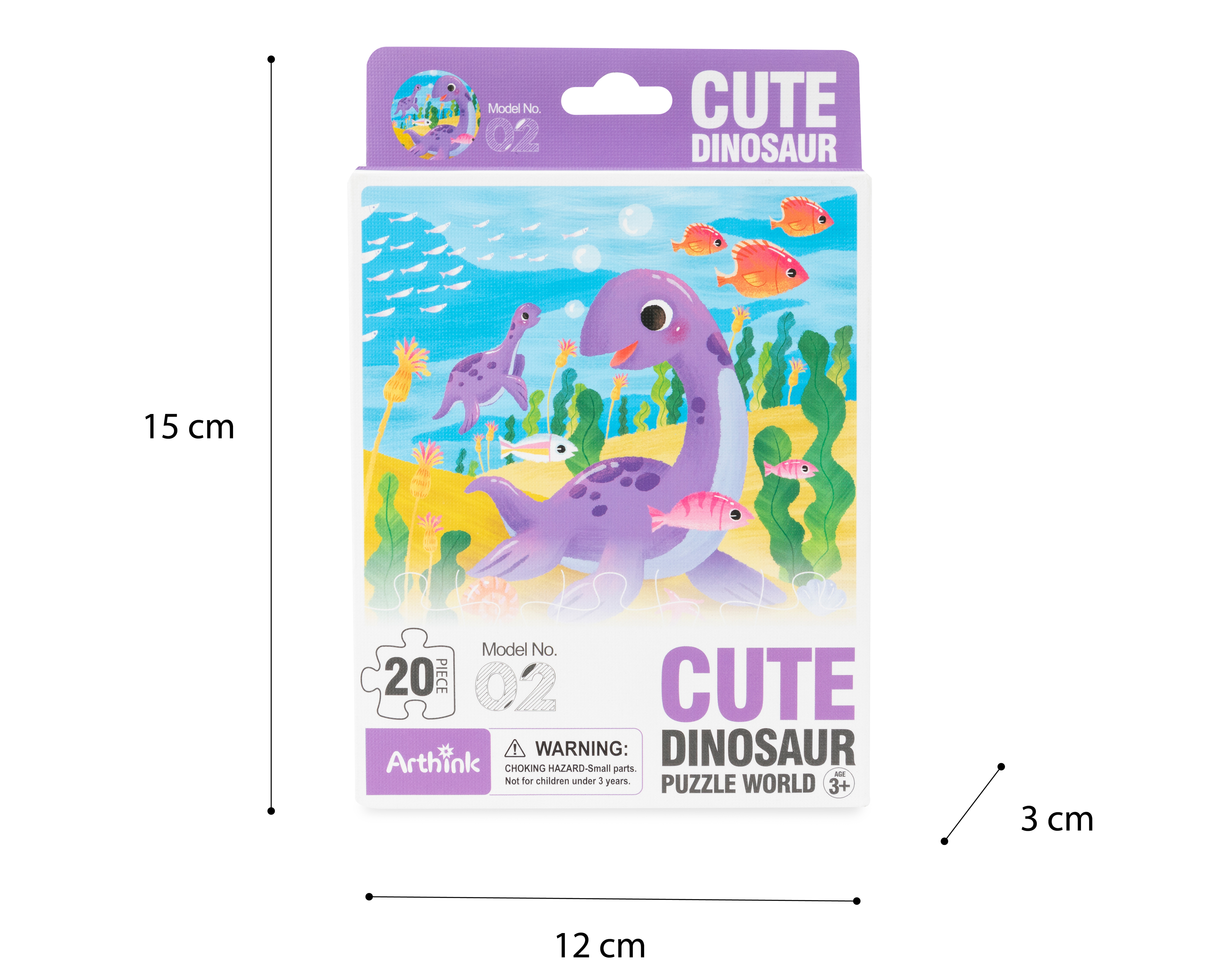 Foto 3 | Foto 3 | Rompecabezas de Dinosaurio Happy Day 20 Piezas