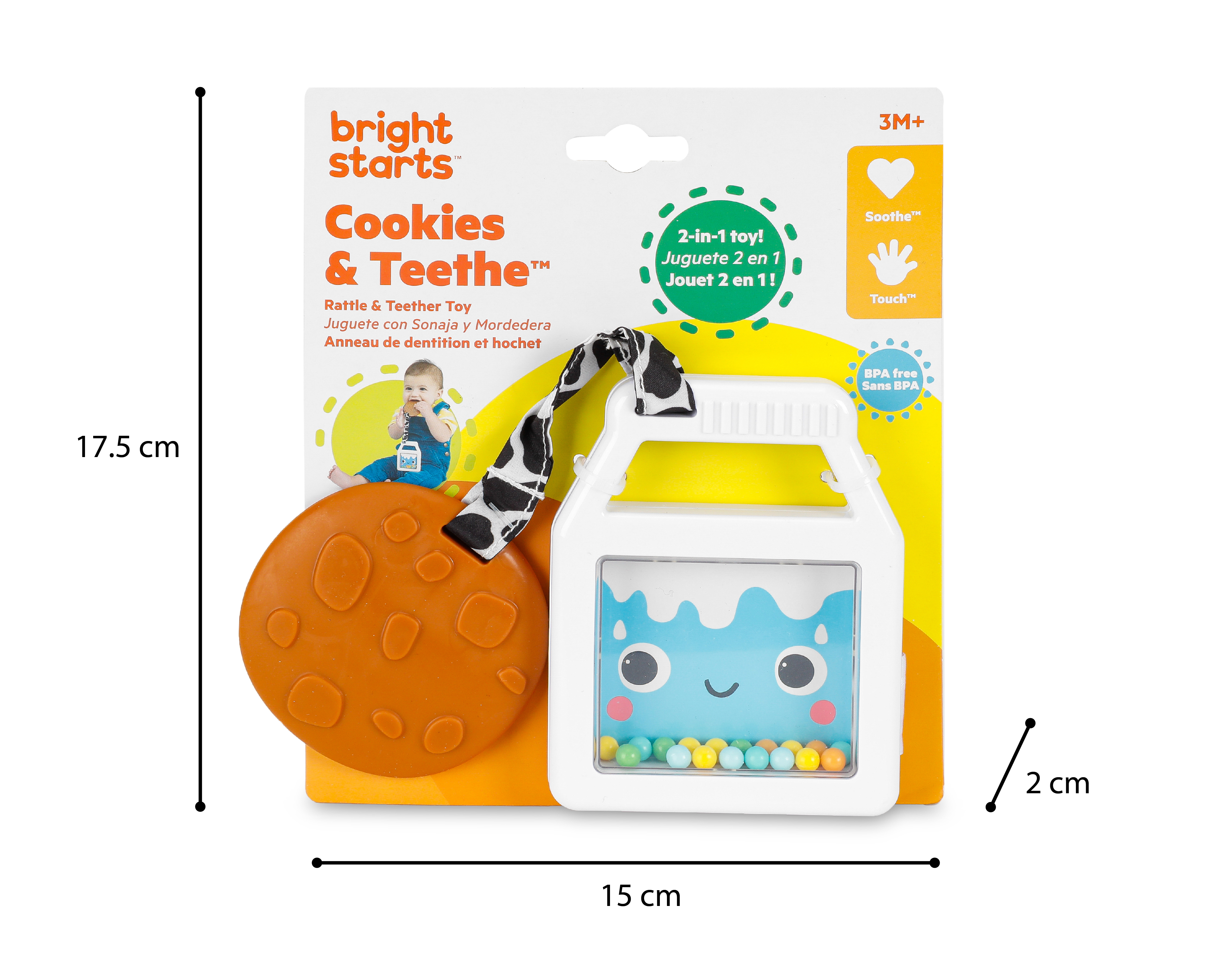 Foto 4 pulgar | Foto 3 | Sonaja y Mordedera para Bebé Bright Starts