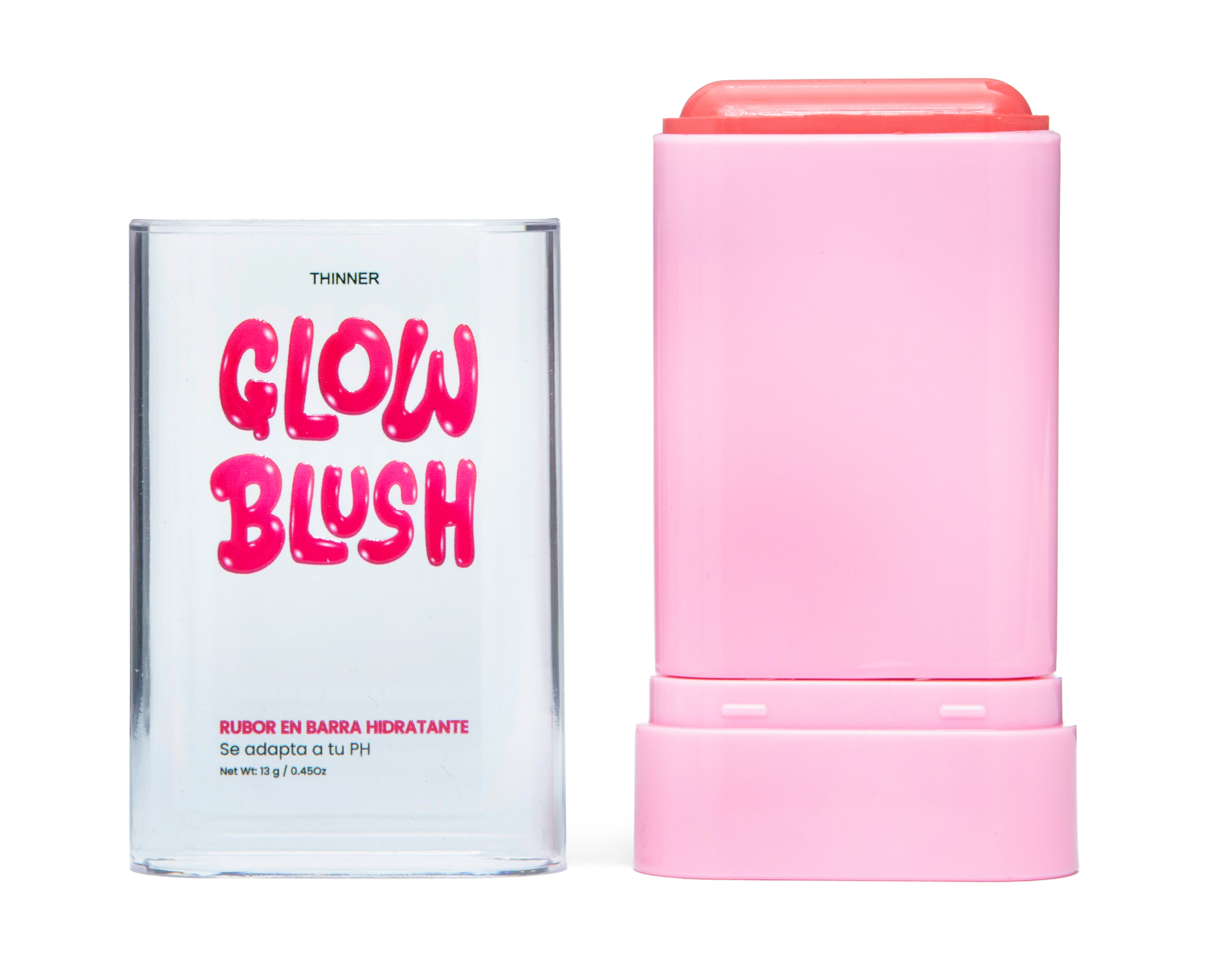 Foto 3 | Foto 3 | Rubor en Barra 2 en 1 Thinner Glow Blush Tono Rosa 3 13 g