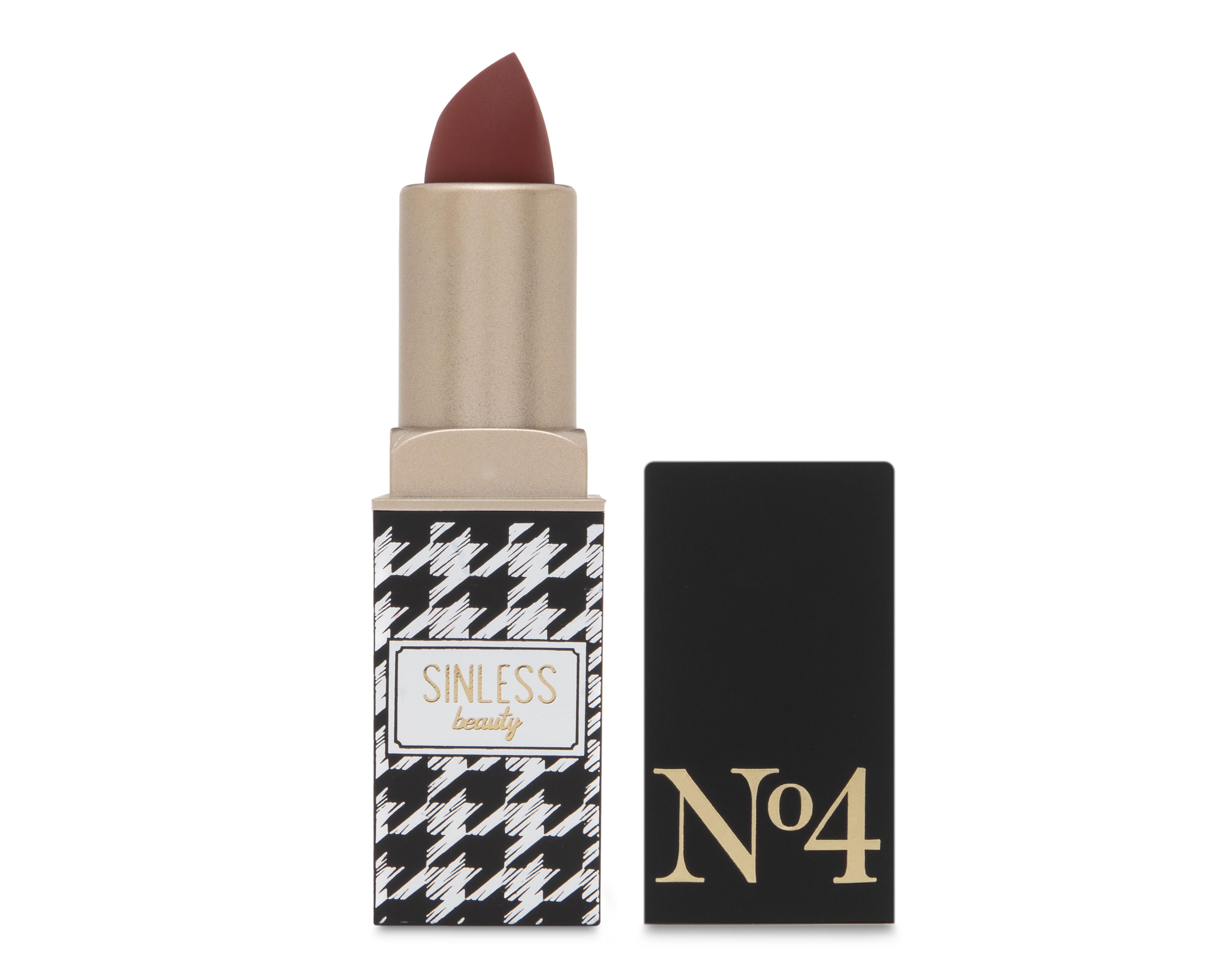 Foto 2 pulgar | Foto 1 | Labial Sinless Beauty Essential Rojo No. 4 #353SLB