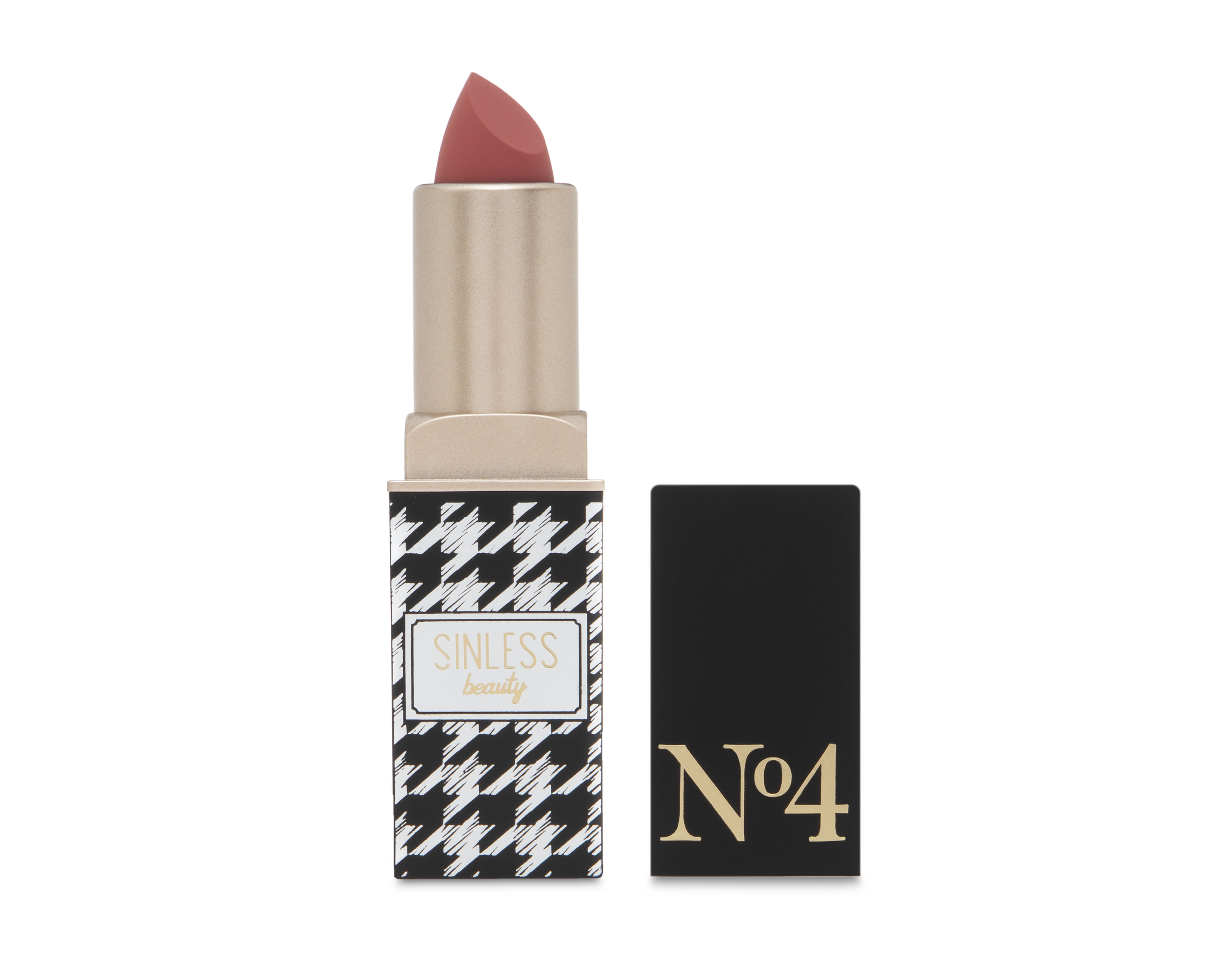 Foto 2 pulgar | Foto 1 | Labial Sinless Beauty Essential Rojo No. 4 #354SLB