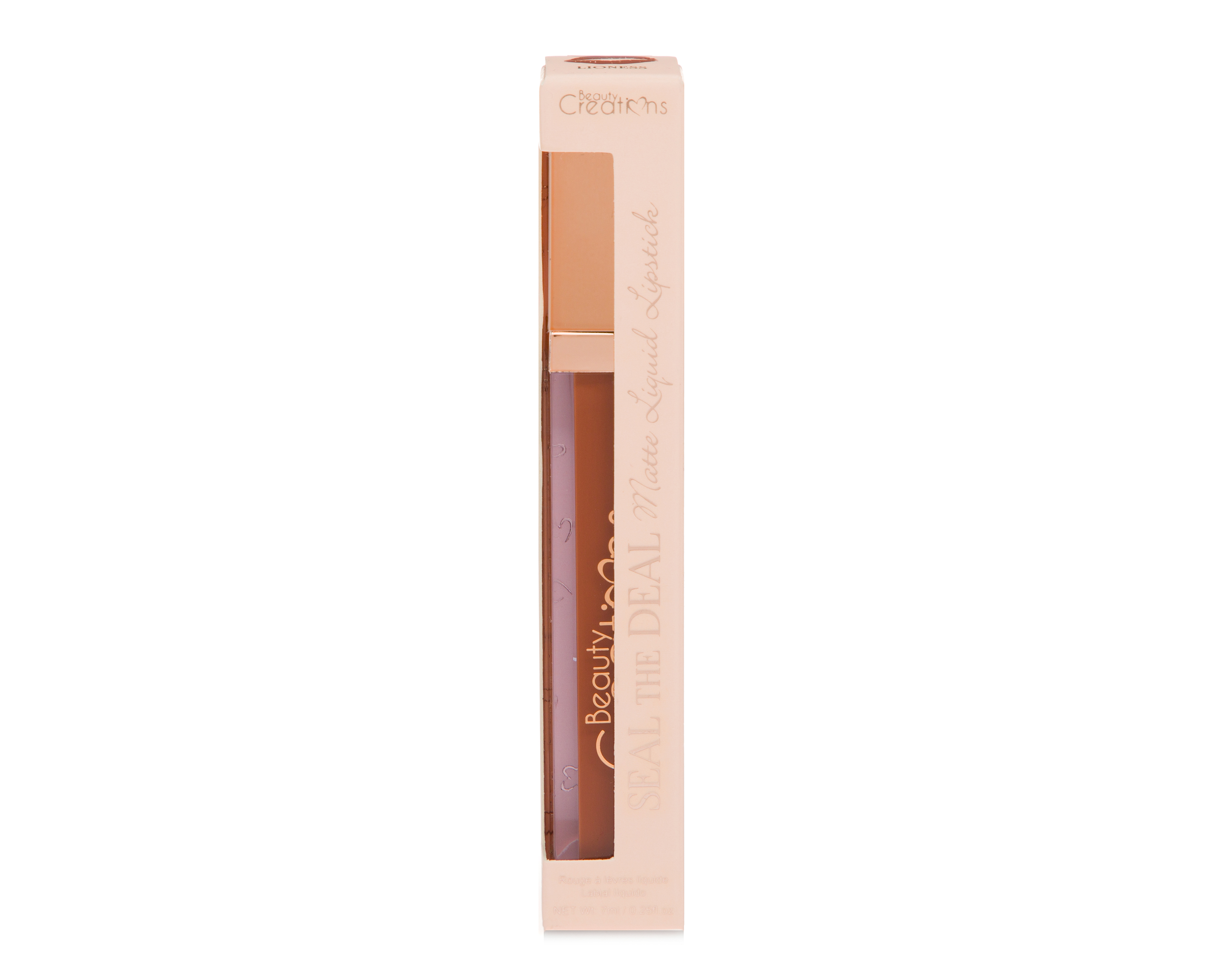 Foto 3 pulgar | Foto 2 | Labial Líquido Beauty Creations Seal The Deal Lioness 7 ml