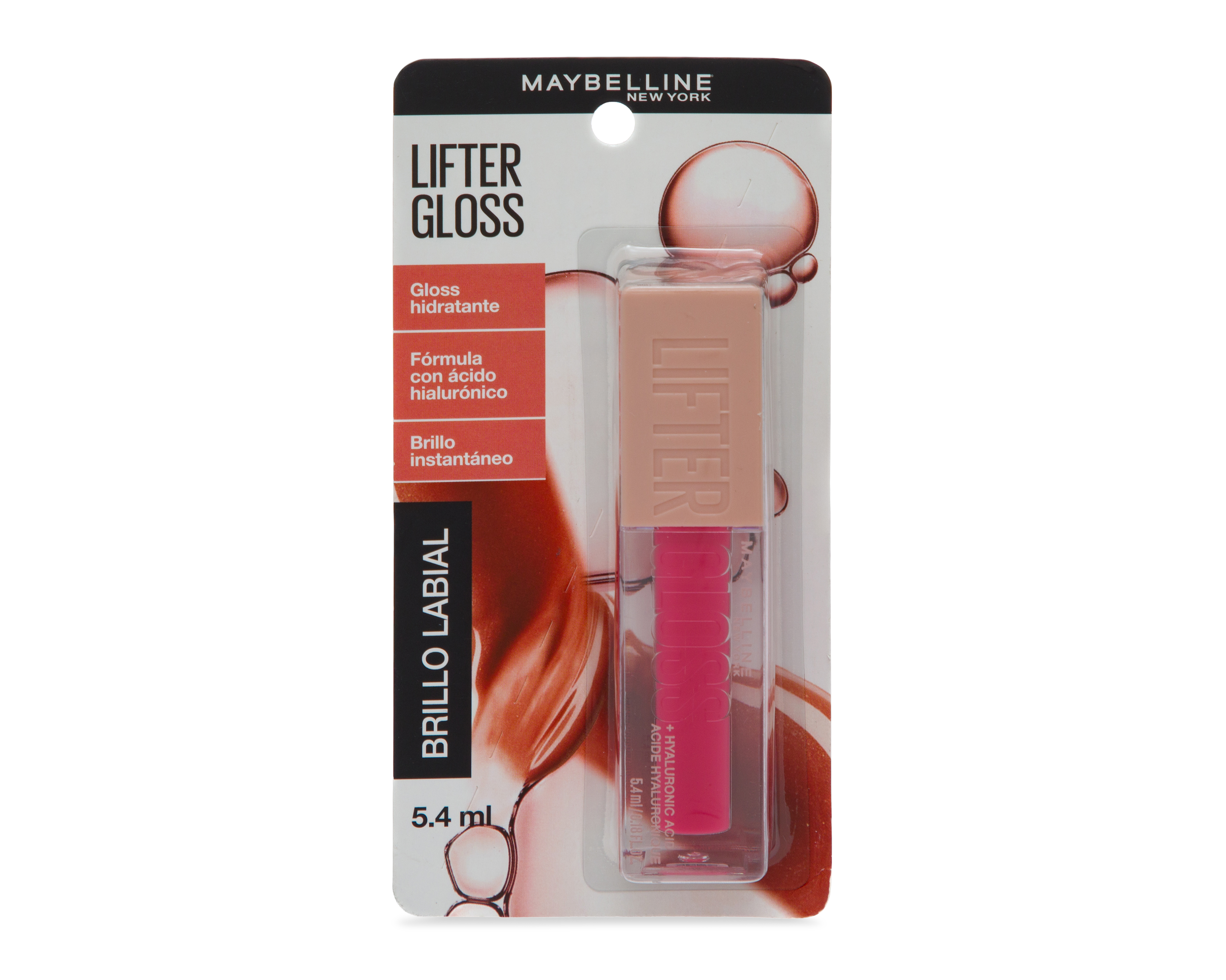 Foto 3 pulgar | Foto 2 | Brillo Labial Maybelline Lifter Gloss Bubblegum 5.4 ml