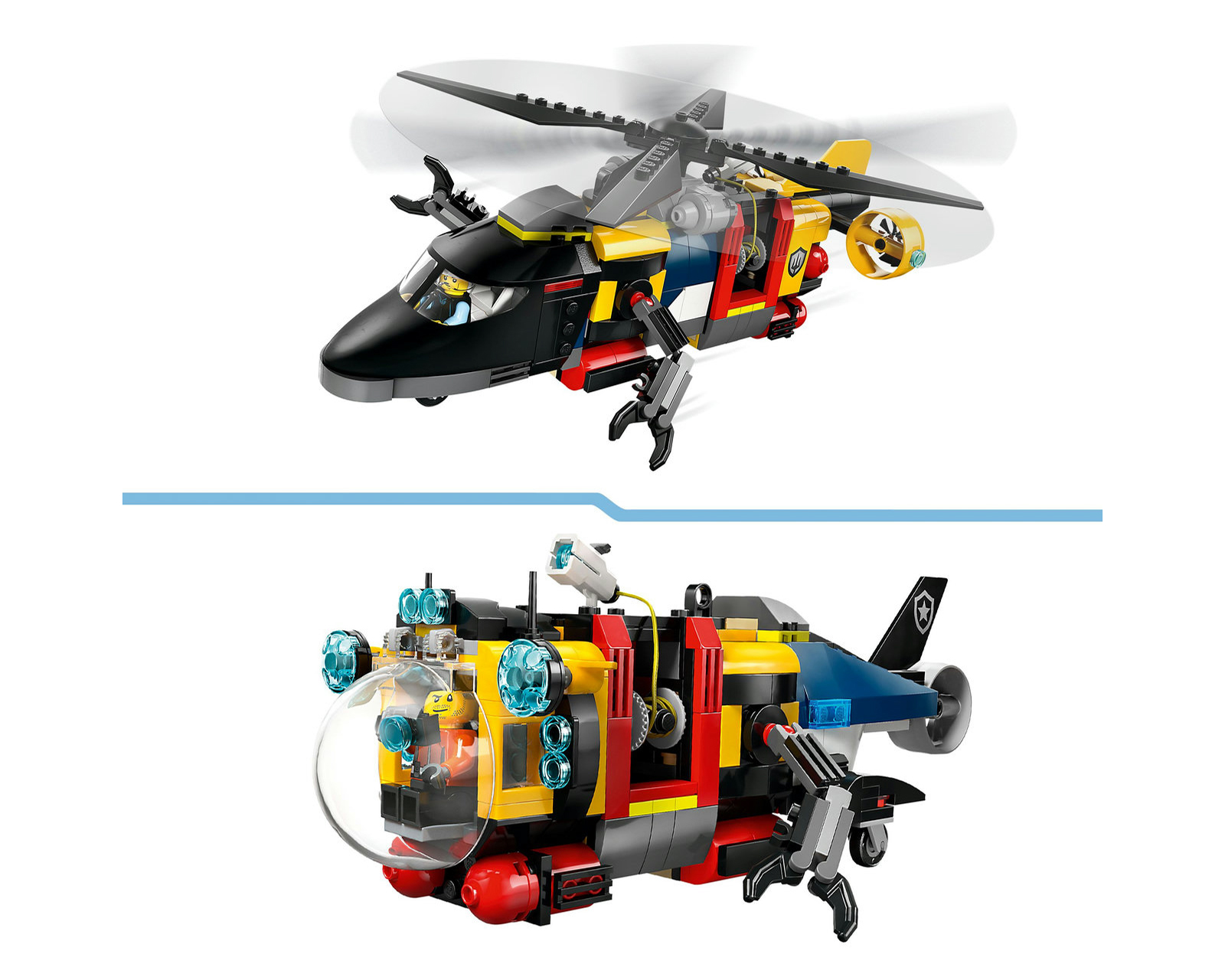 Foto 9 pulgar | Foto 8 | LEGO City: Remix Helicóptero Camión de Bomberos y Submarino