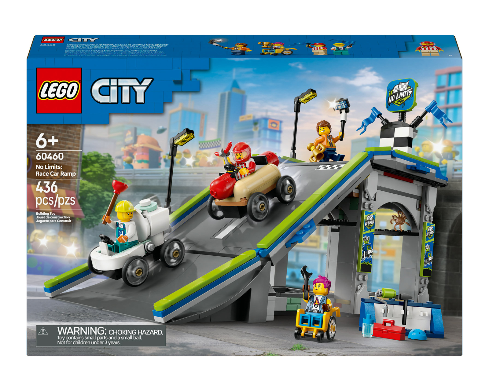 Foto 3 pulgar | Foto 2 | LEGO City: Sin Límites Rampa de Aceleración para Coches de Carreras