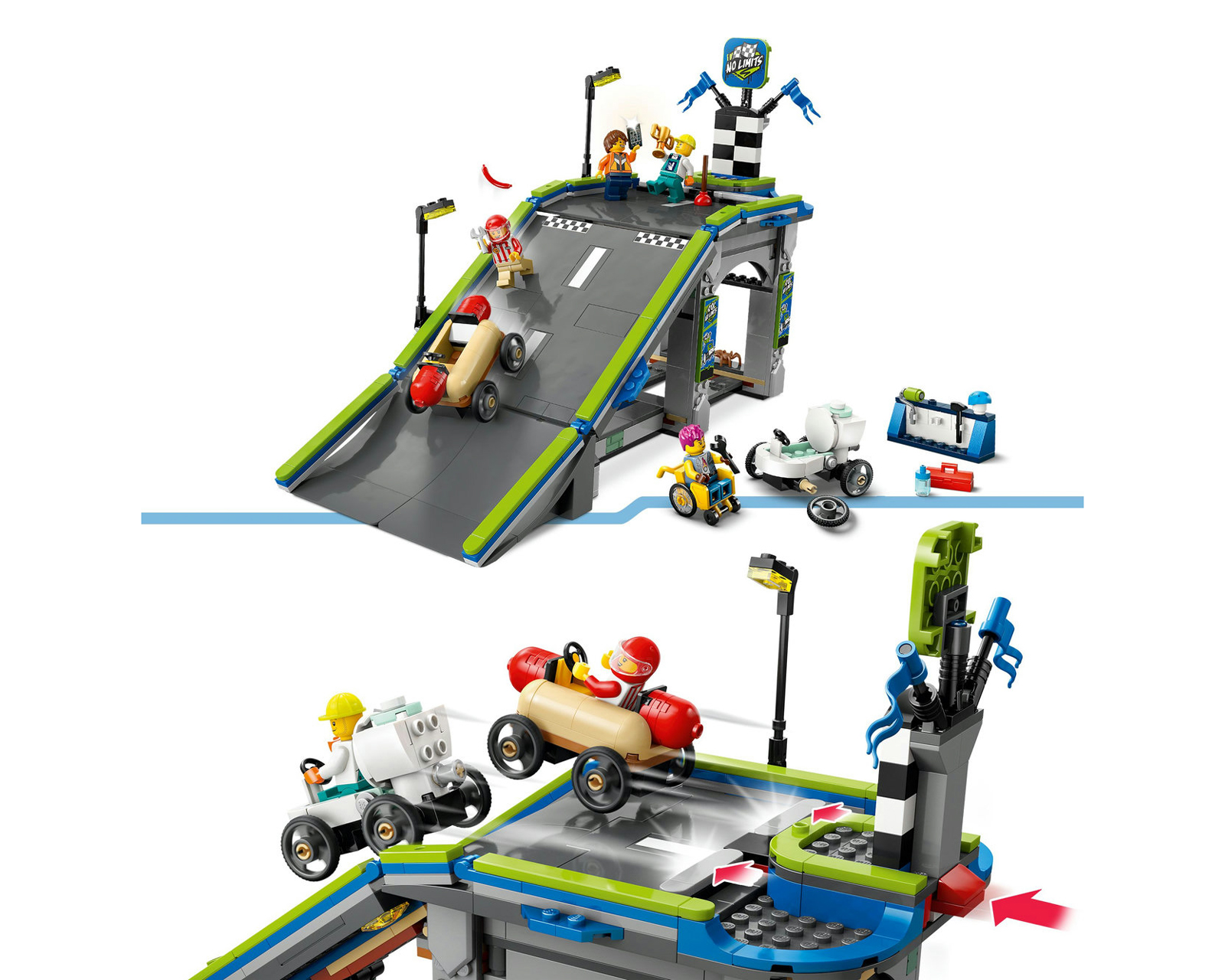 Foto 8 pulgar | Foto 7 | LEGO City: Sin Límites Rampa de Aceleración para Coches de Carreras