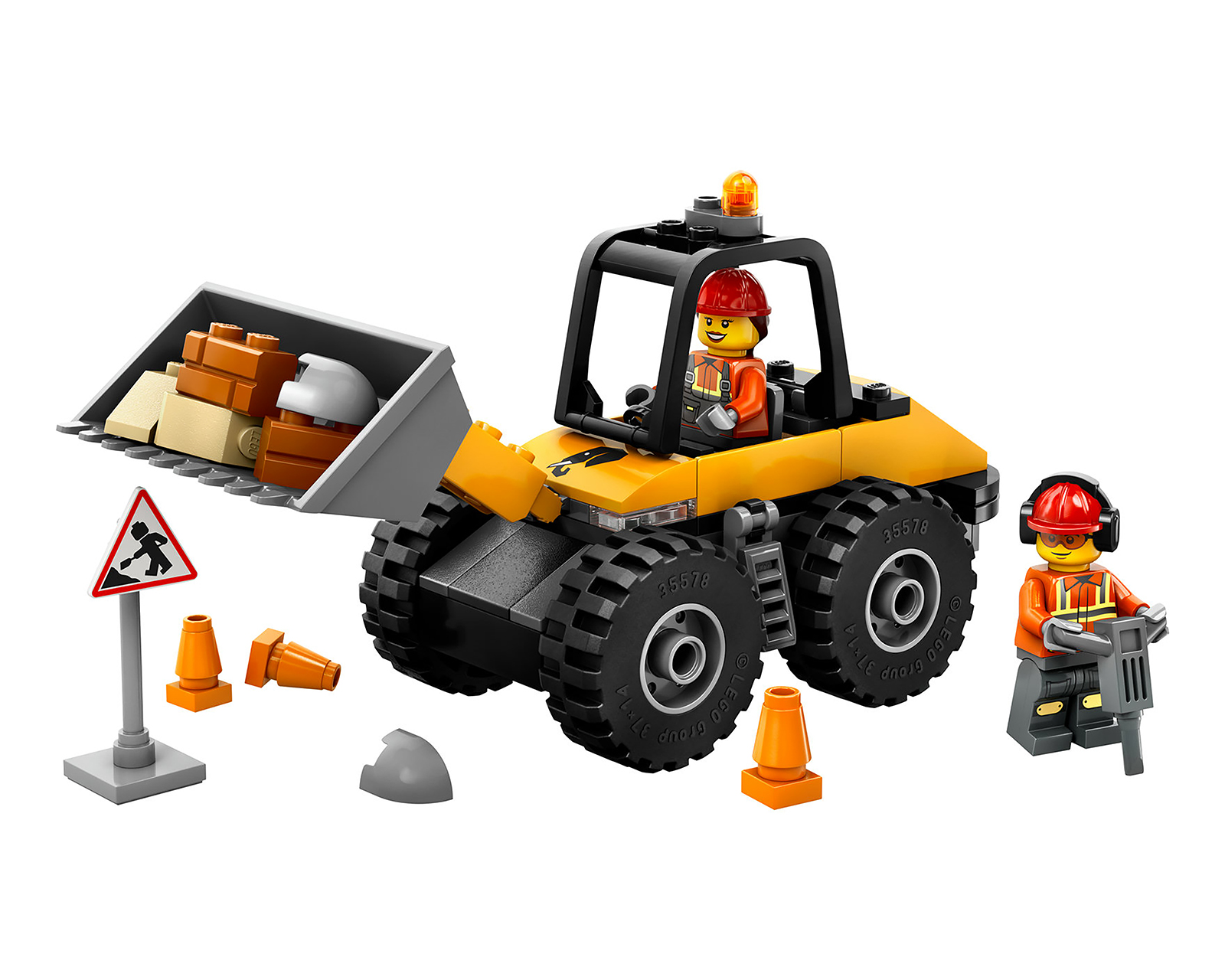 Foto 5 pulgar | Foto 3 | LEGO City: Cargadora con Ruedas Amarilla