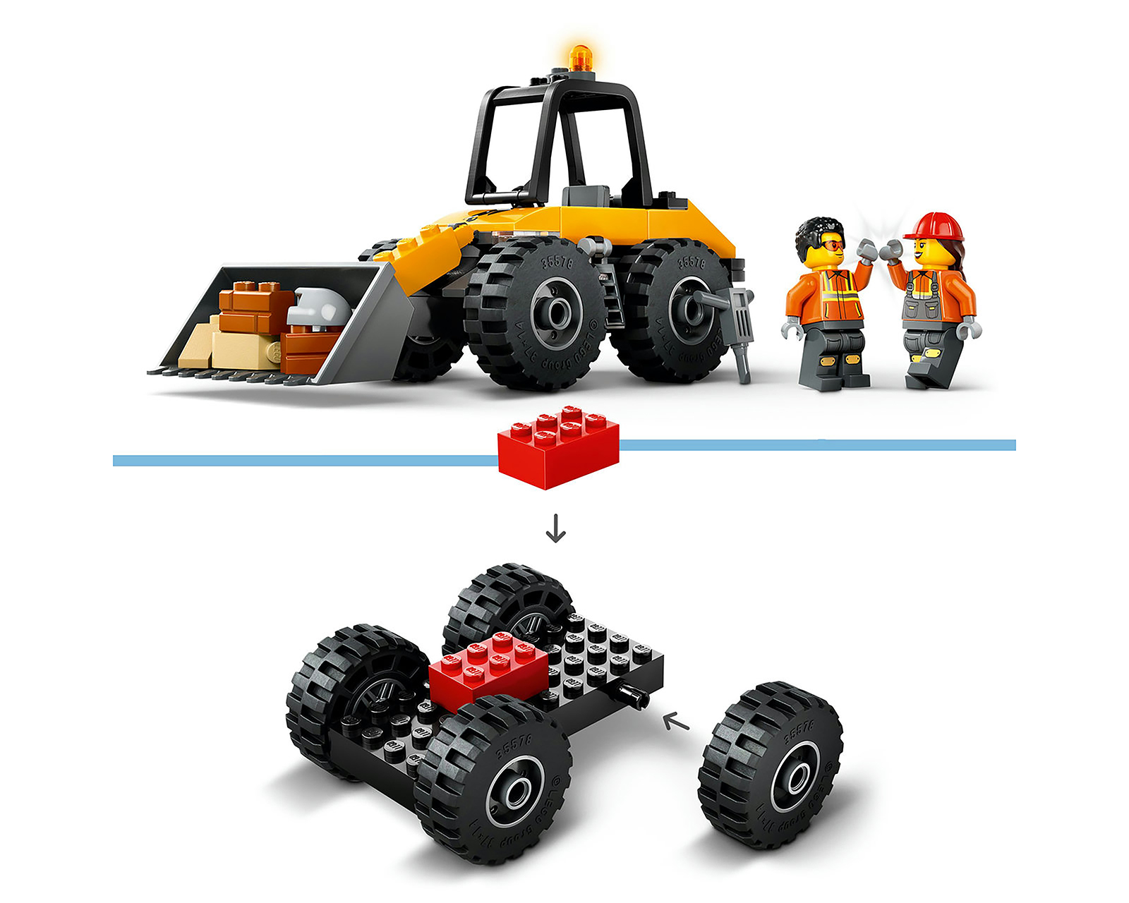 Foto 9 pulgar | Foto 7 | LEGO City: Cargadora con Ruedas Amarilla