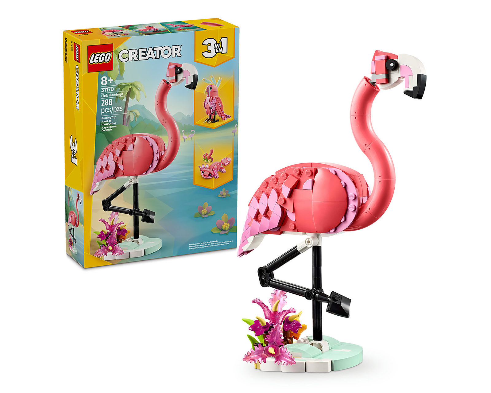 LEGO Fauna Salvaje: Flamenco Rosa