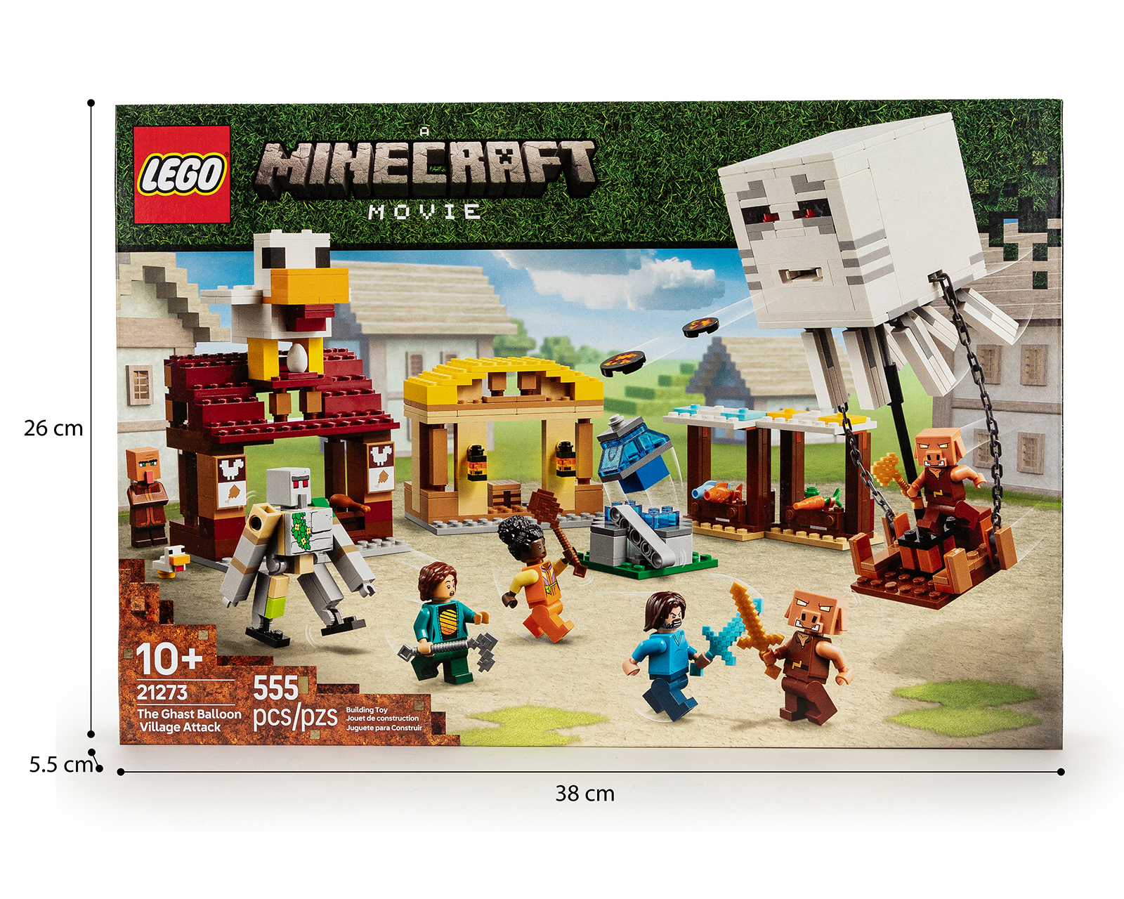 Foto 11 pulgar | Foto 10 | LEGO Minecraft El Ataque a la Aldea del Globo de Ghast