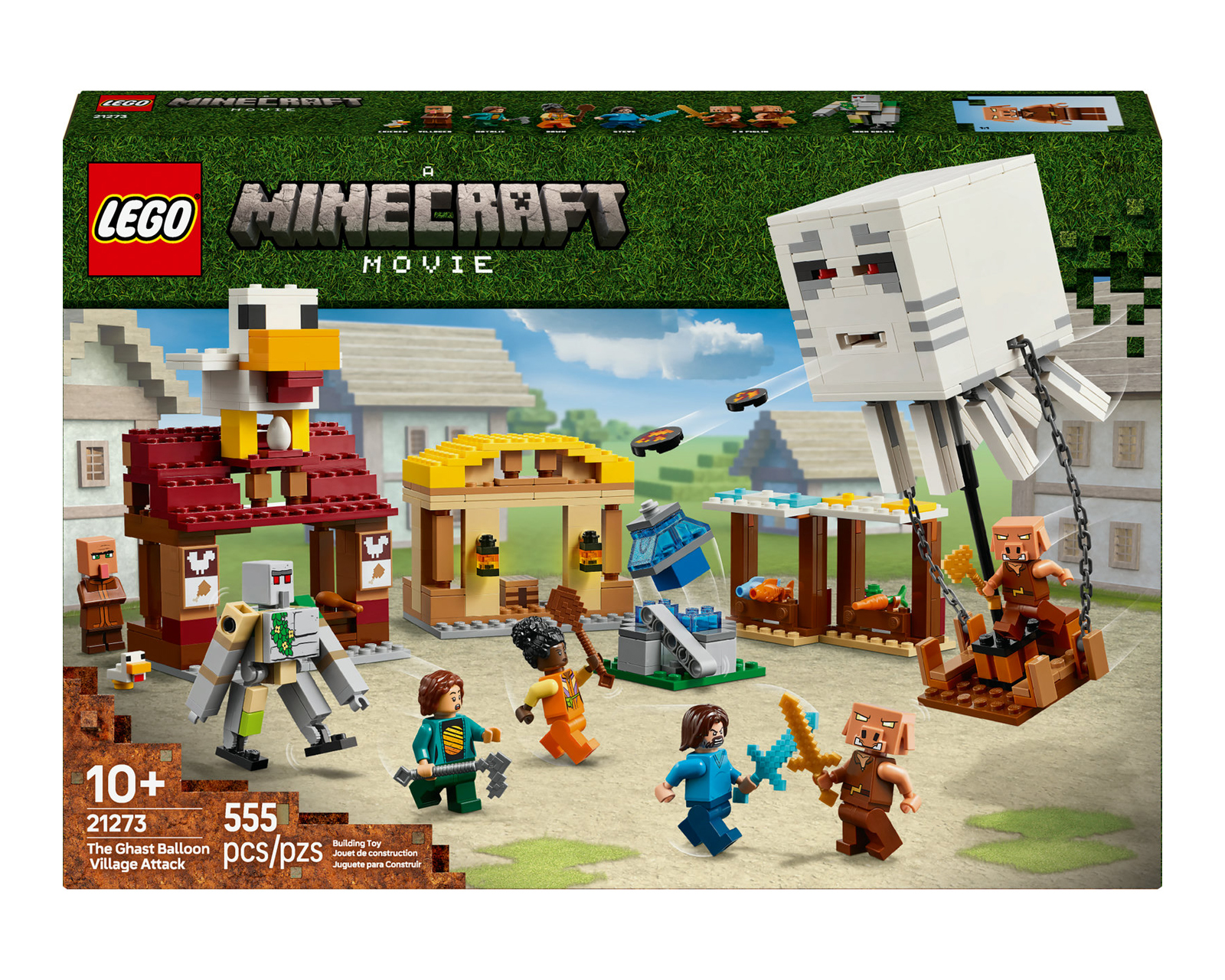 Foto 3 pulgar | Foto 2 | LEGO Minecraft El Ataque a la Aldea del Globo de Ghast