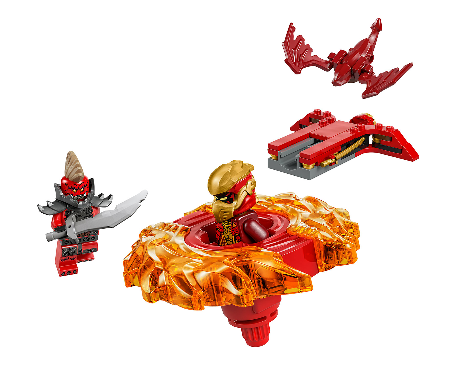 Foto 4 pulgar | Foto 3 | LEGO NinjaGo: Spinner de Spinjitzu del Dragón de Kai