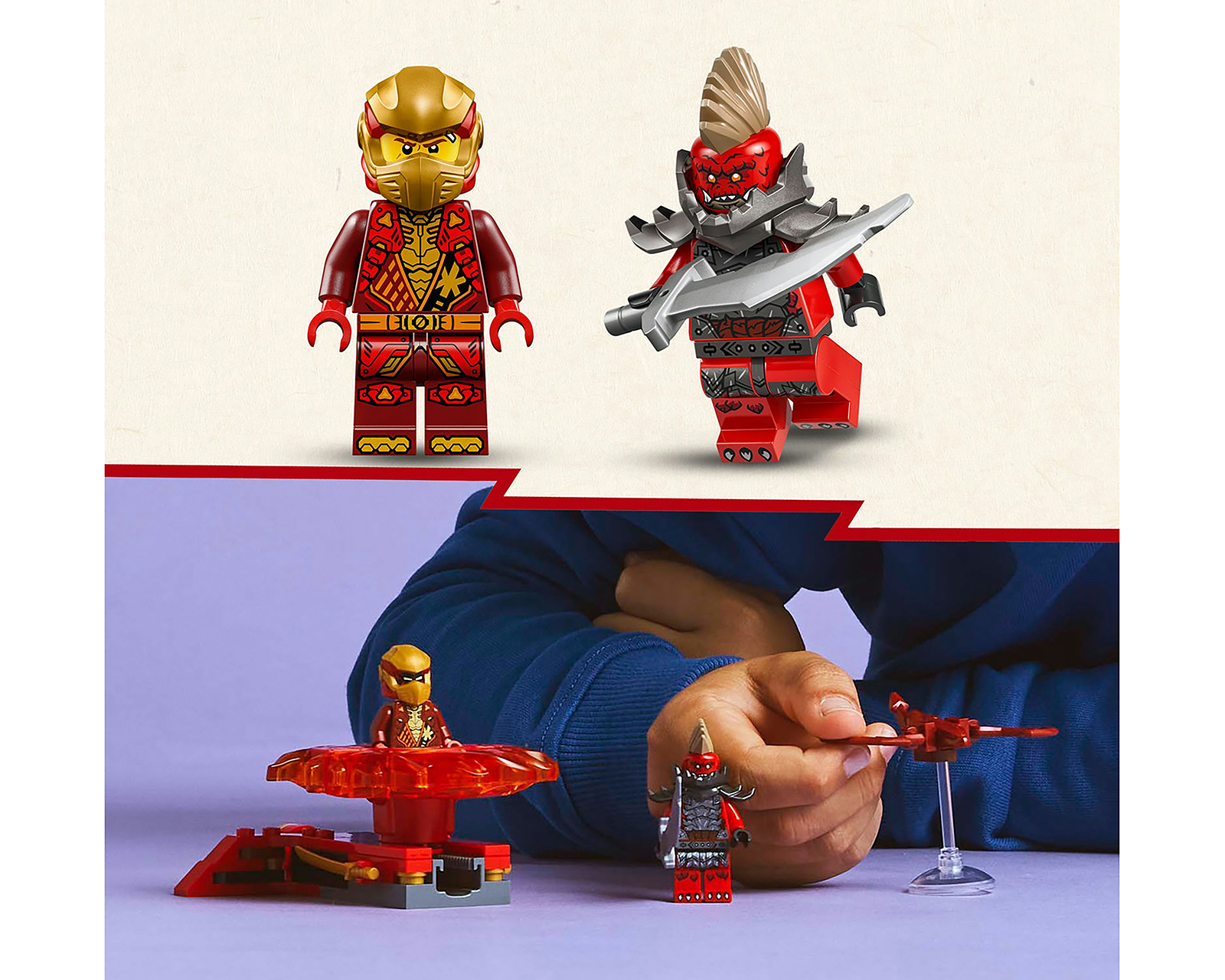 Foto 9 pulgar | Foto 8 | LEGO NinjaGo: Spinner de Spinjitzu del Dragón de Kai
