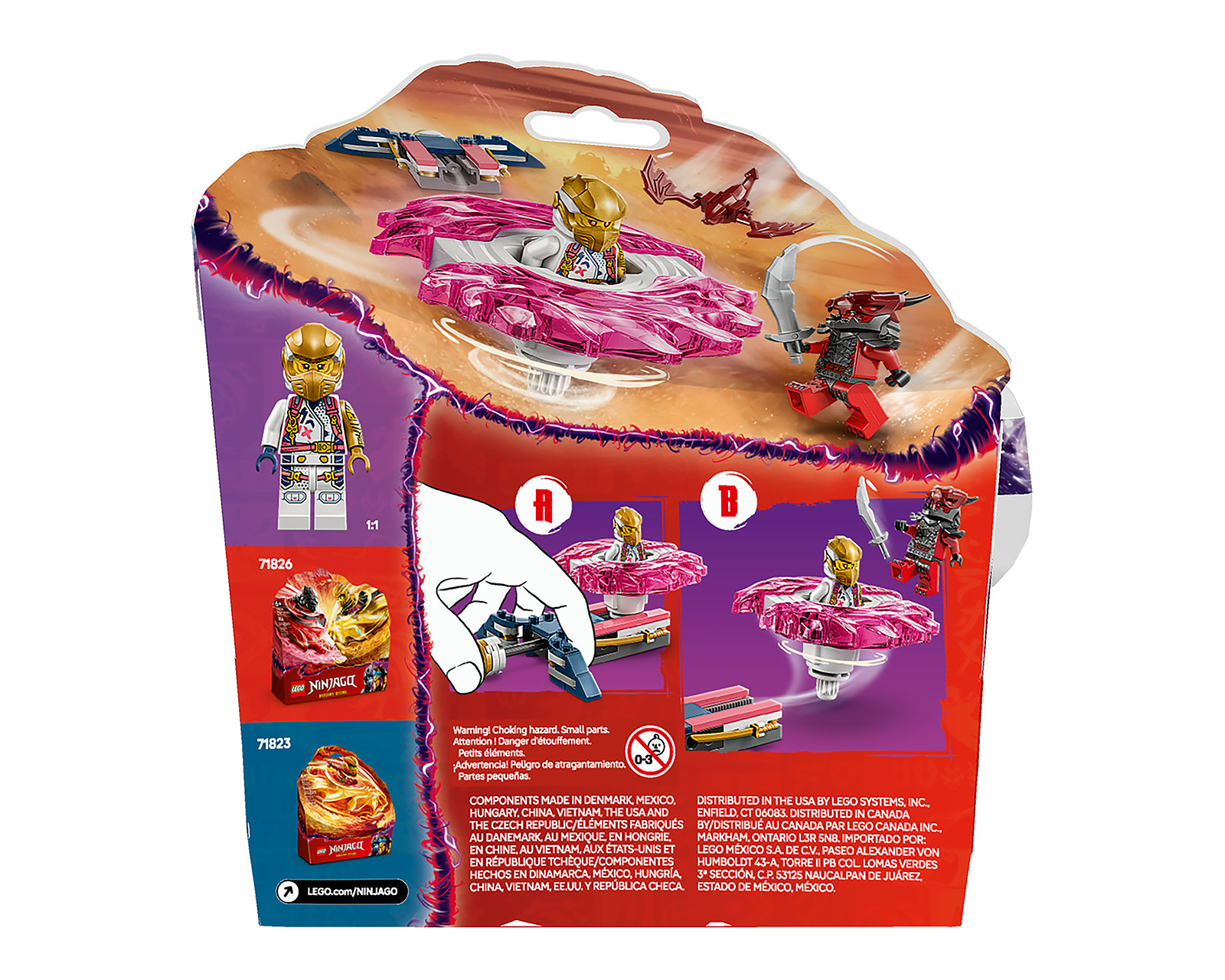 Foto 9 | Foto 9 | LEGO NinjaGo: Spinner de Spinjitzu del Dragón de Sora