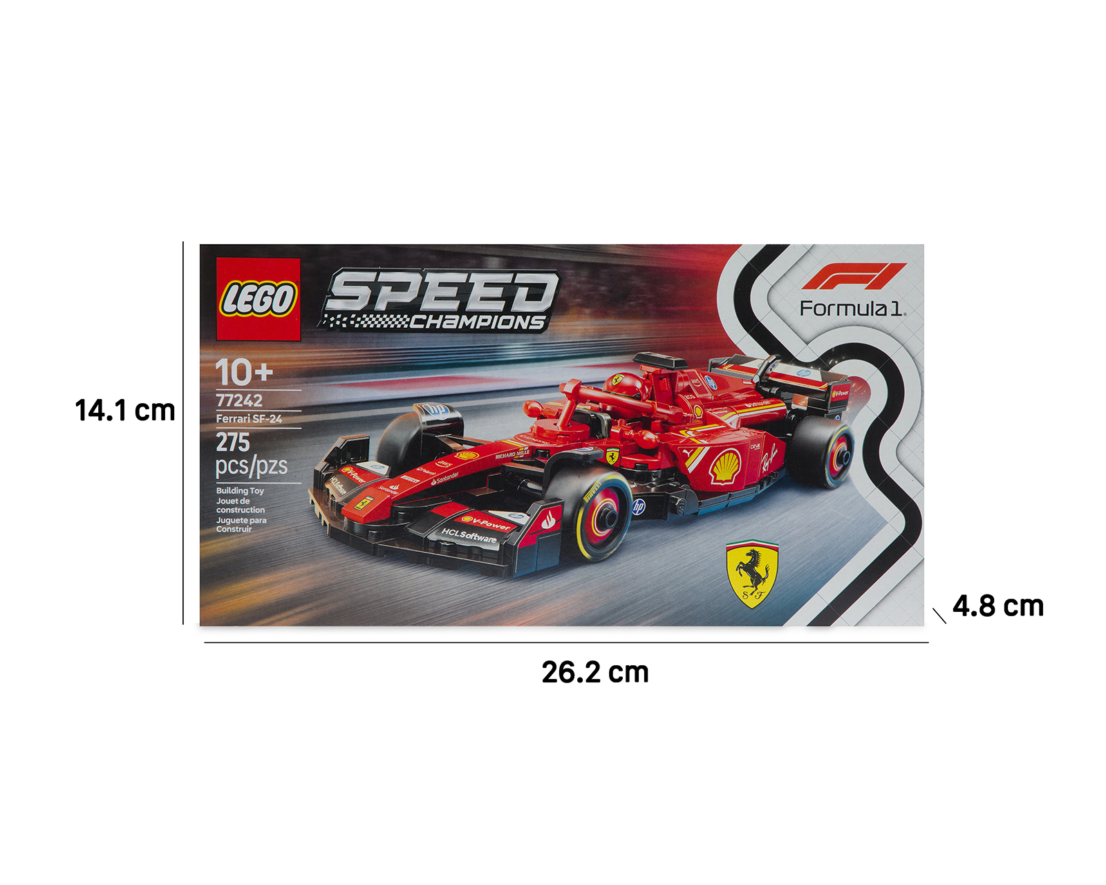 Foto 11 pulgar | Foto 10 | LEGO Speed Champions: Coche de Carreras Ferrari SF-24 F1