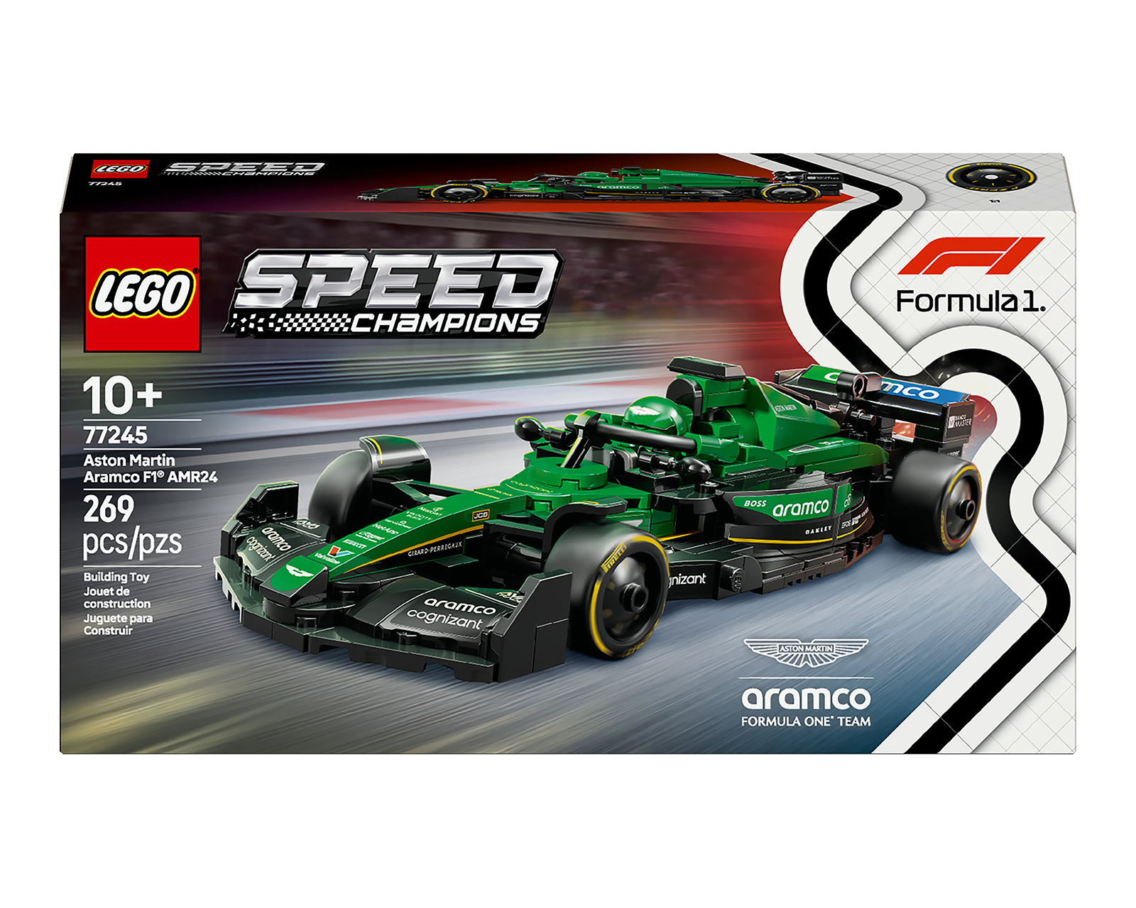 Foto 3 pulgar | Foto 2 | LEGO Speed Champions: Coche de Carreras Aston Martin Aramco F1